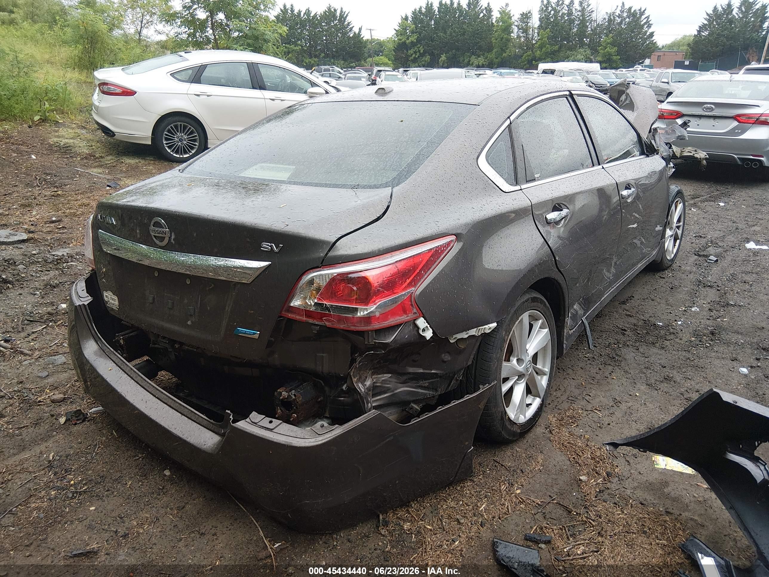2013 Nissan Altima 2.5 Sv Gray vin: 1N4AL3AP5DC139334