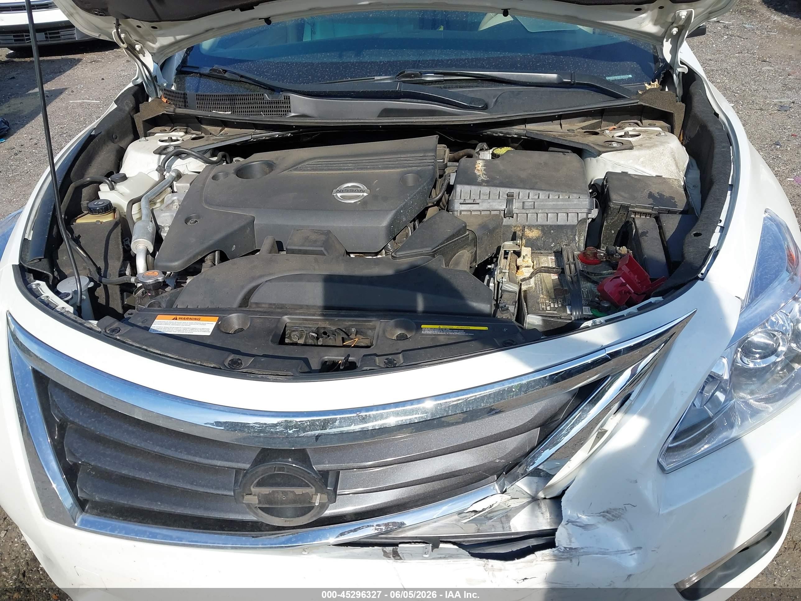 2013 Nissan Altima 2.5 Sl White vin: 1N4AL3AP5DC160068
