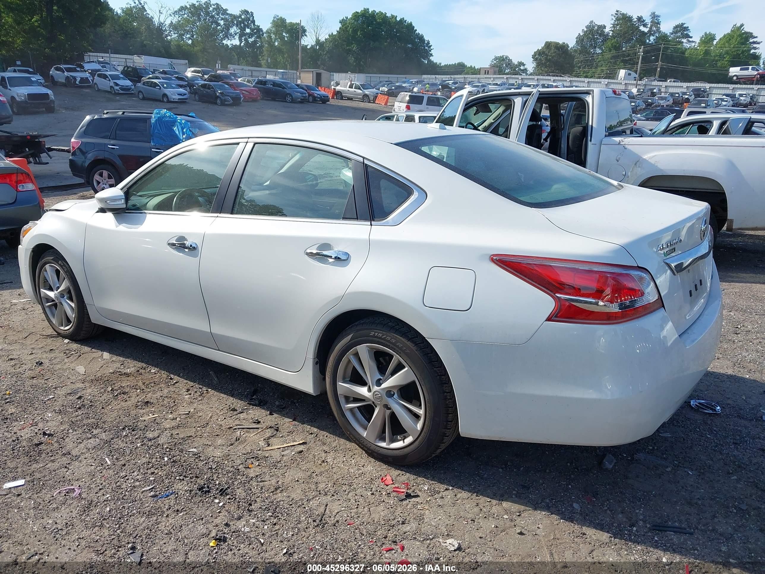 2013 Nissan Altima 2.5 Sl White vin: 1N4AL3AP5DC160068