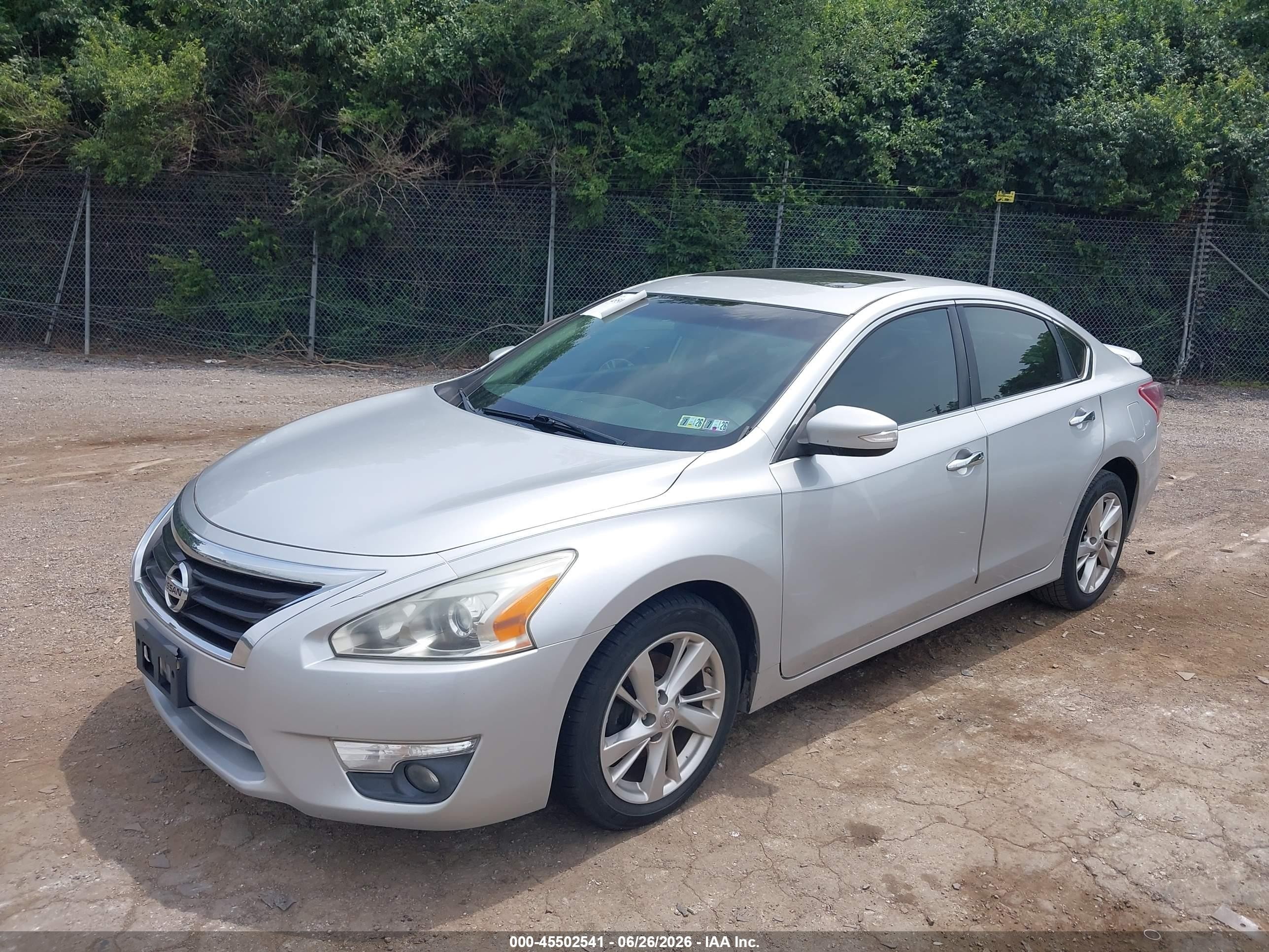 2013 Nissan Altima 2.5 Sv Silver vin: 1N4AL3AP5DC192499