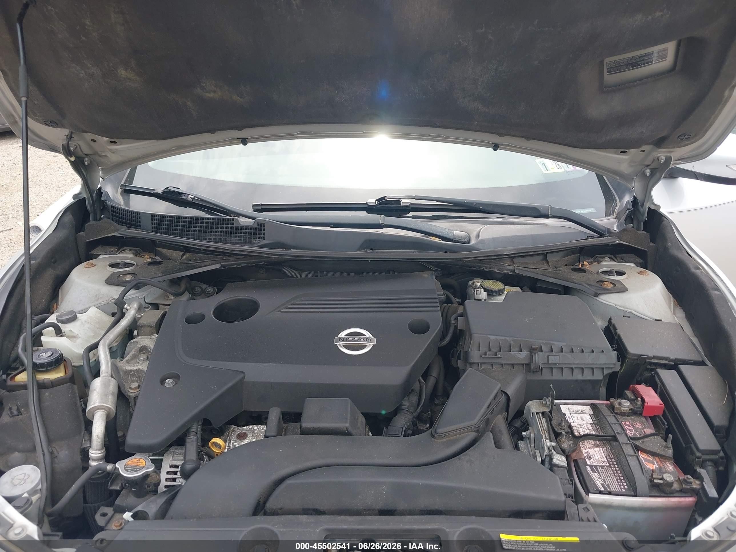 2013 Nissan Altima 2.5 Sv Silver vin: 1N4AL3AP5DC192499
