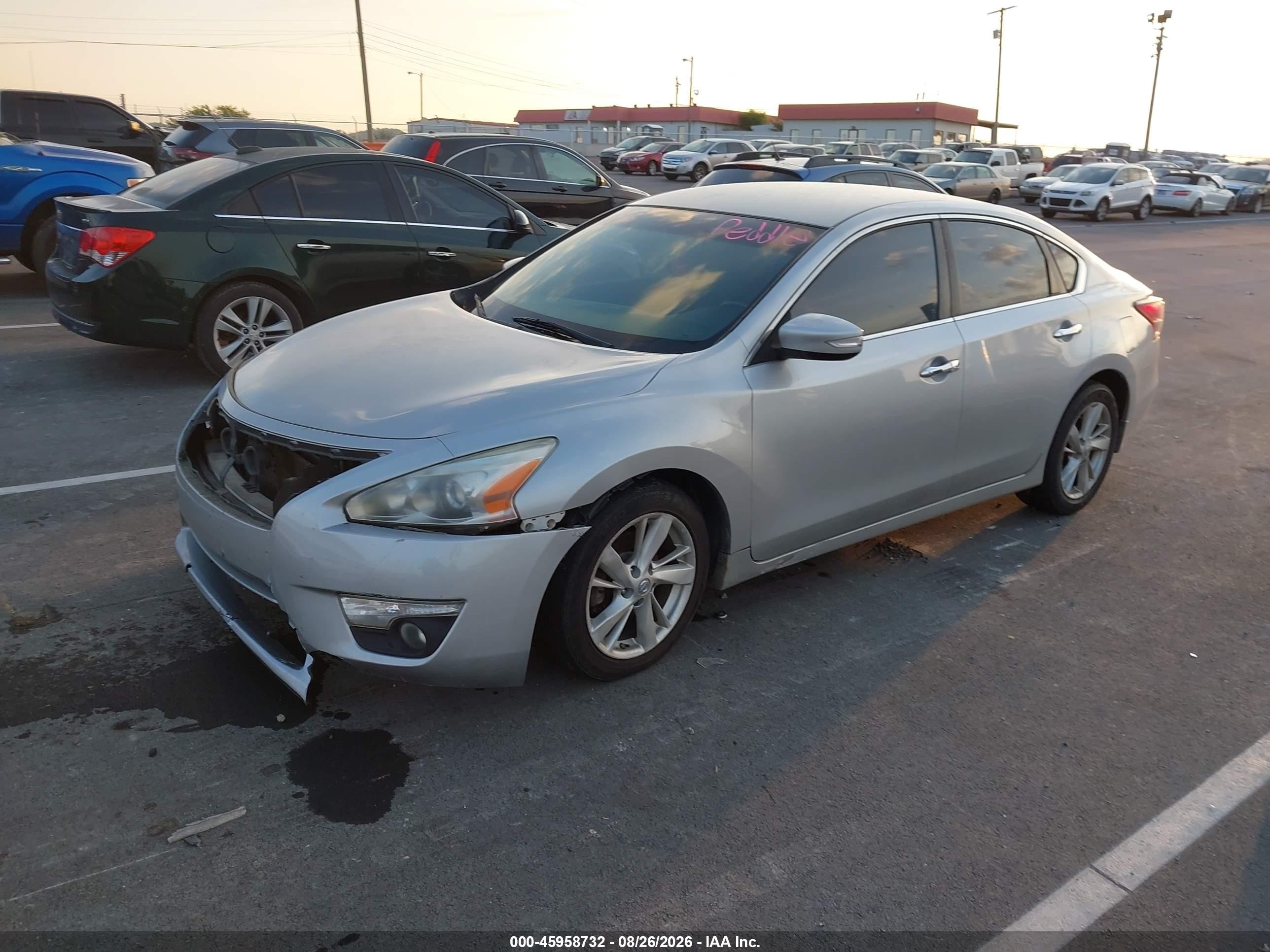 2013 Nissan Altima 2.5 Sl Серебряный vin: 1N4AL3AP5DC196178