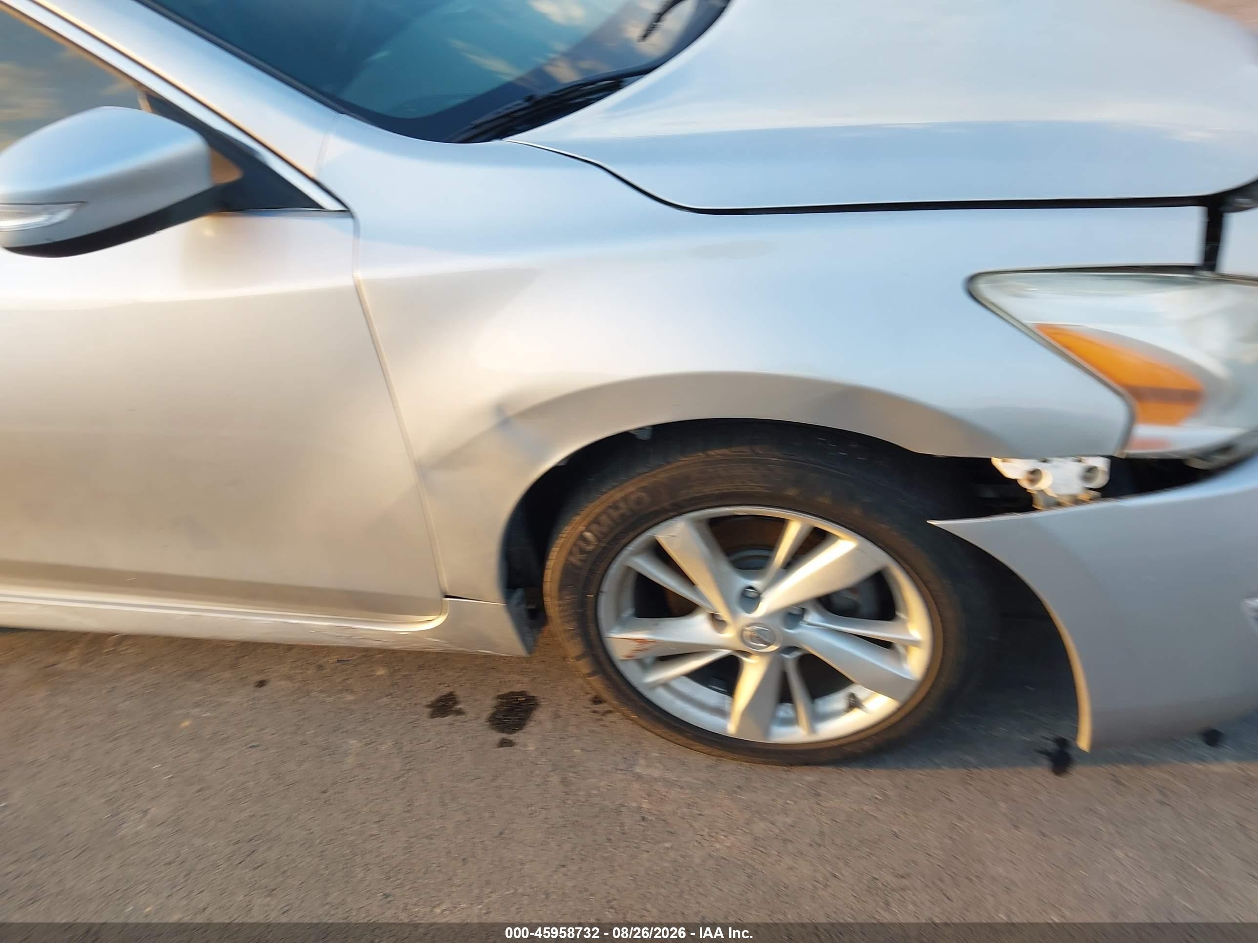 2013 Nissan Altima 2.5 Sl Серебряный vin: 1N4AL3AP5DC196178