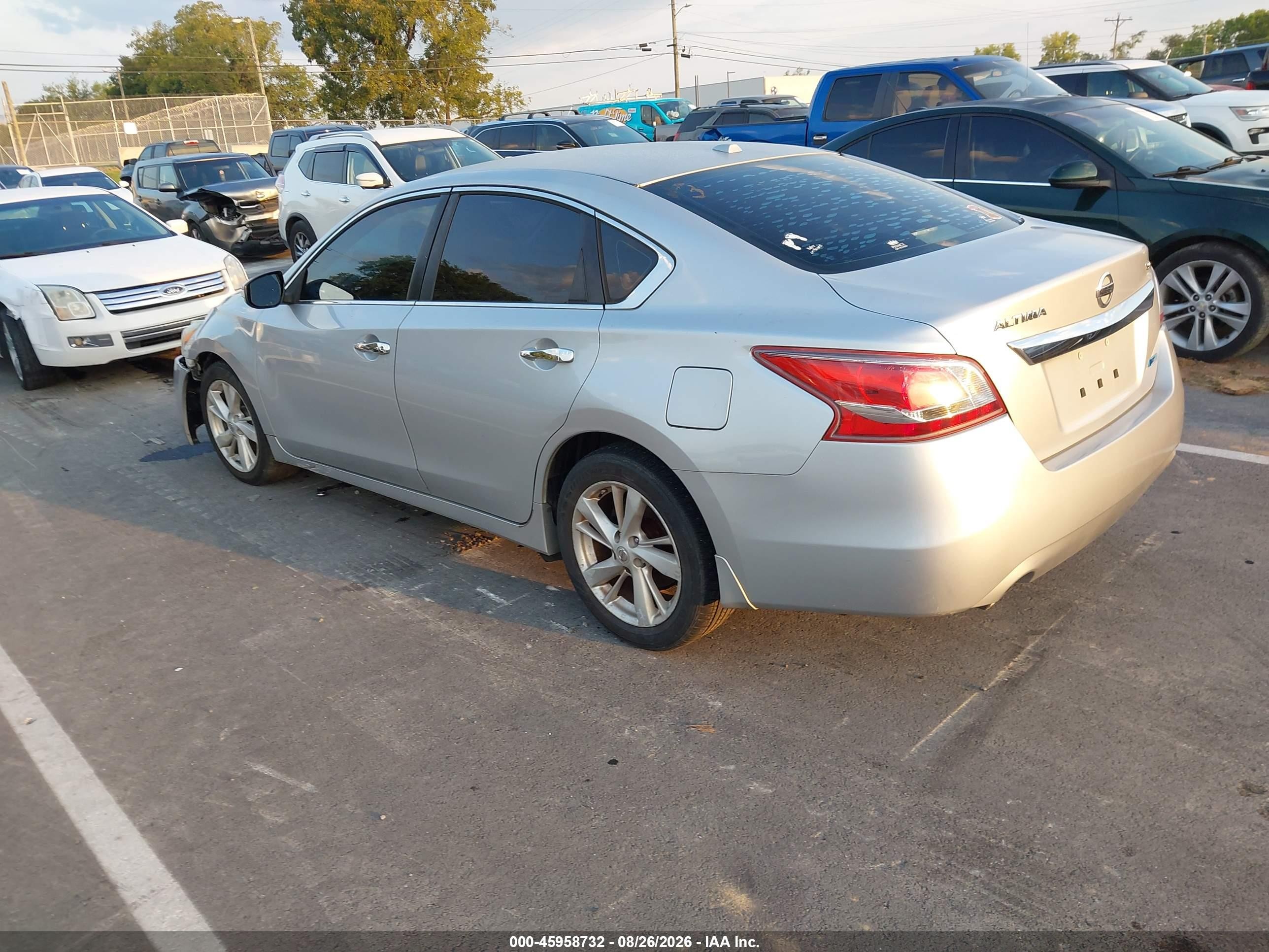 2013 Nissan Altima 2.5 Sl Серебряный vin: 1N4AL3AP5DC196178