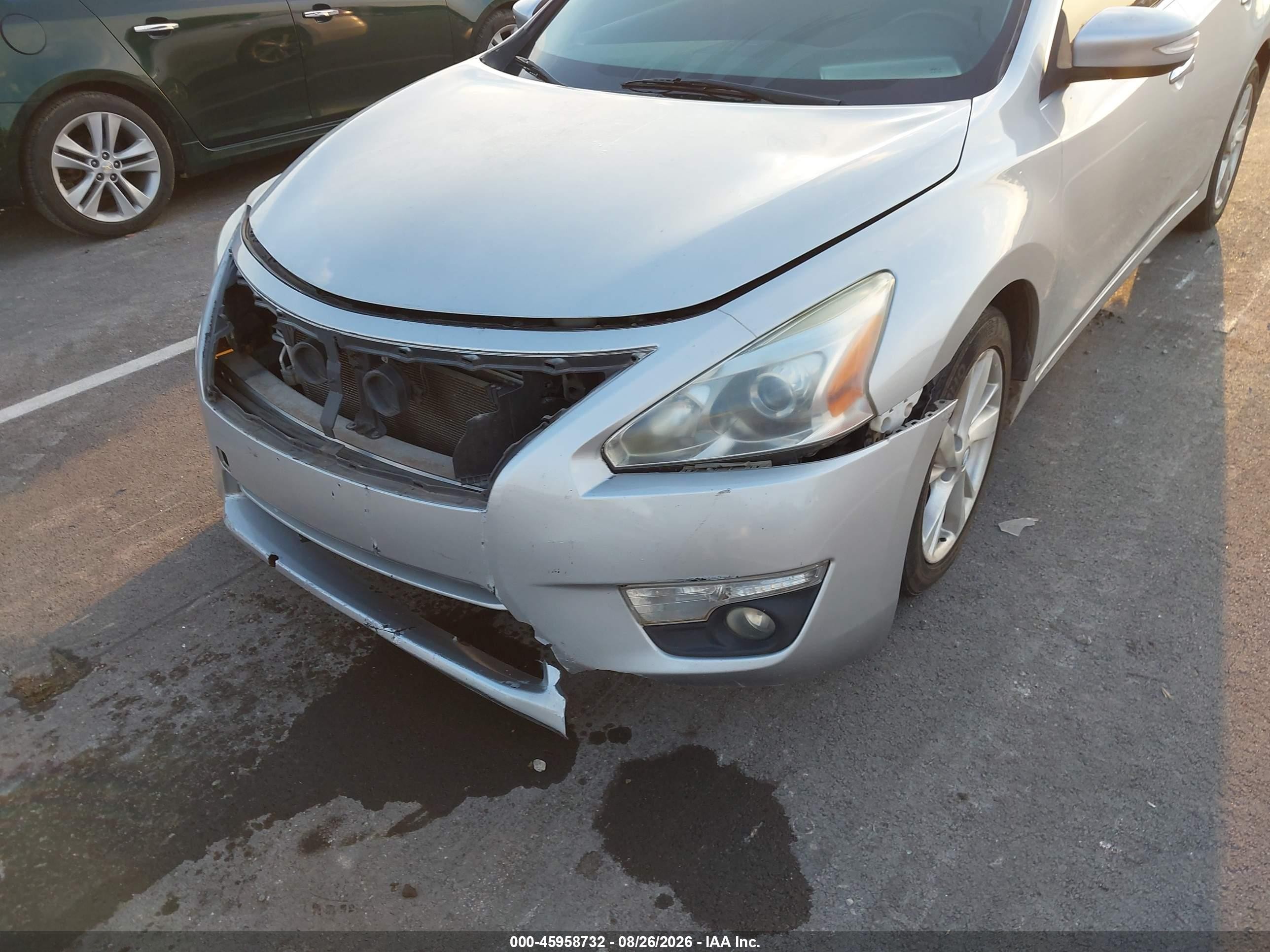 2013 Nissan Altima 2.5 Sl Серебряный vin: 1N4AL3AP5DC196178