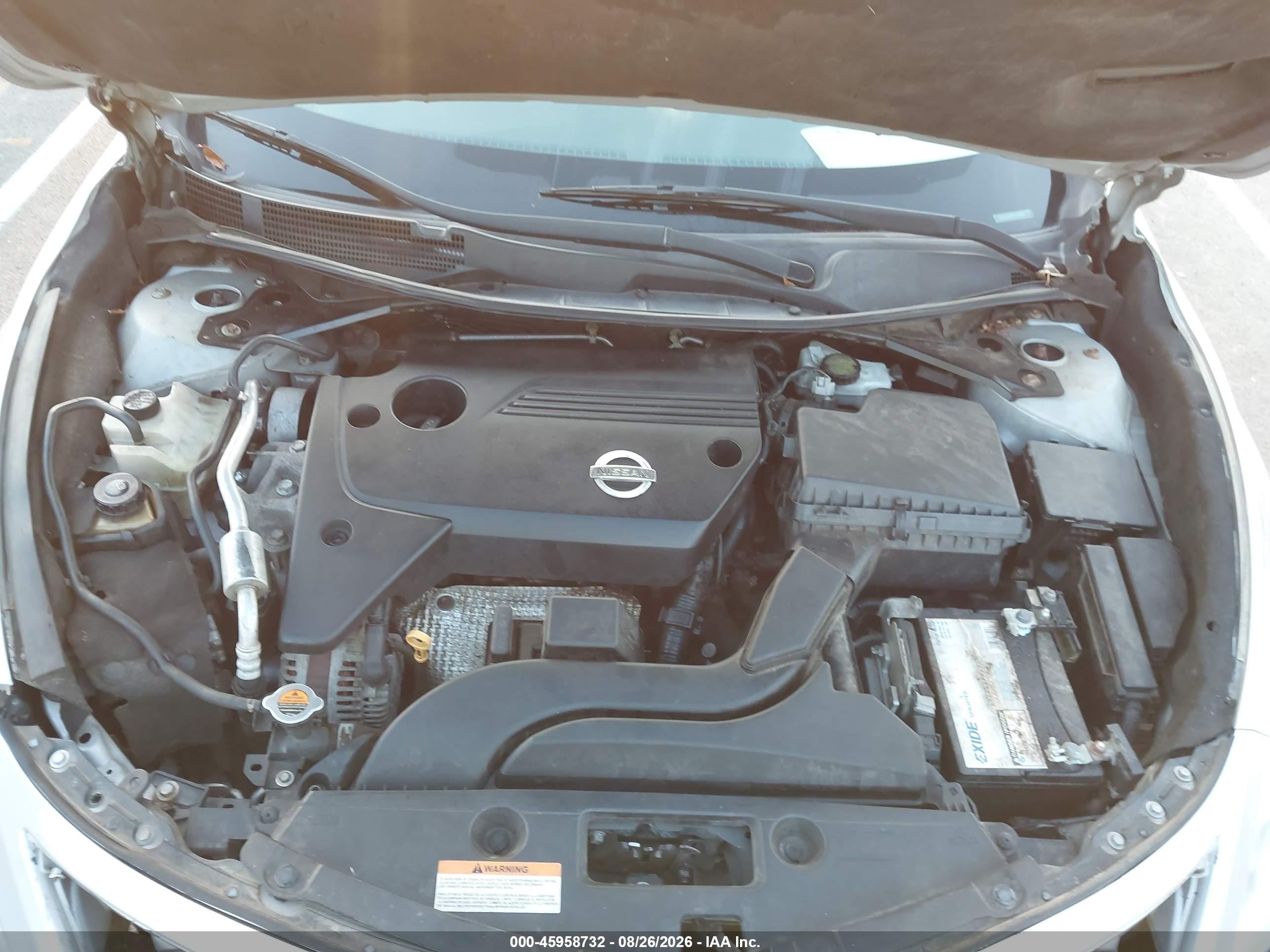 2013 Nissan Altima 2.5 Sl Серебряный vin: 1N4AL3AP5DC196178