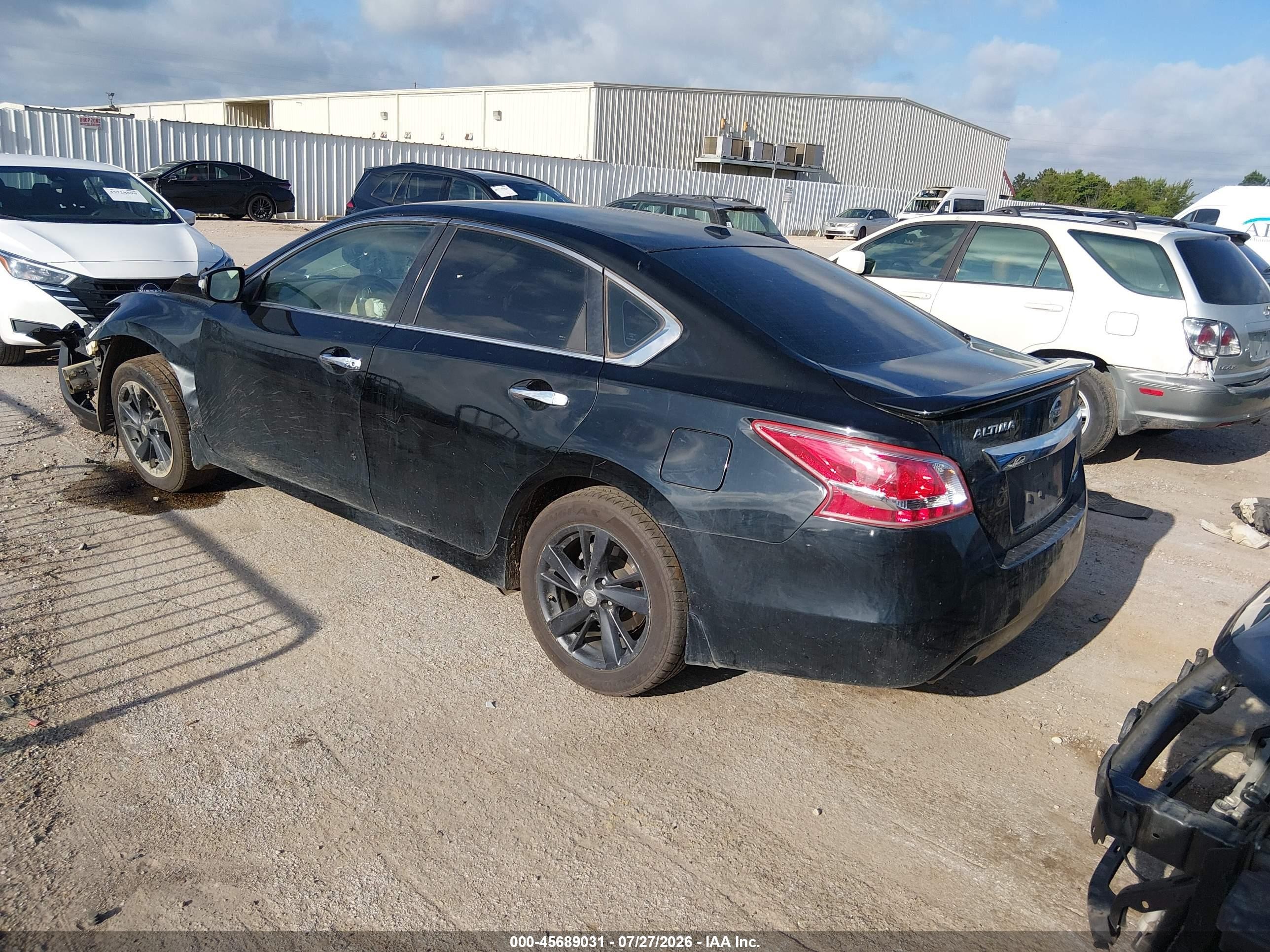 2013 Nissan Altima 2.5 Sl Черный vin: 1N4AL3AP5DC200620