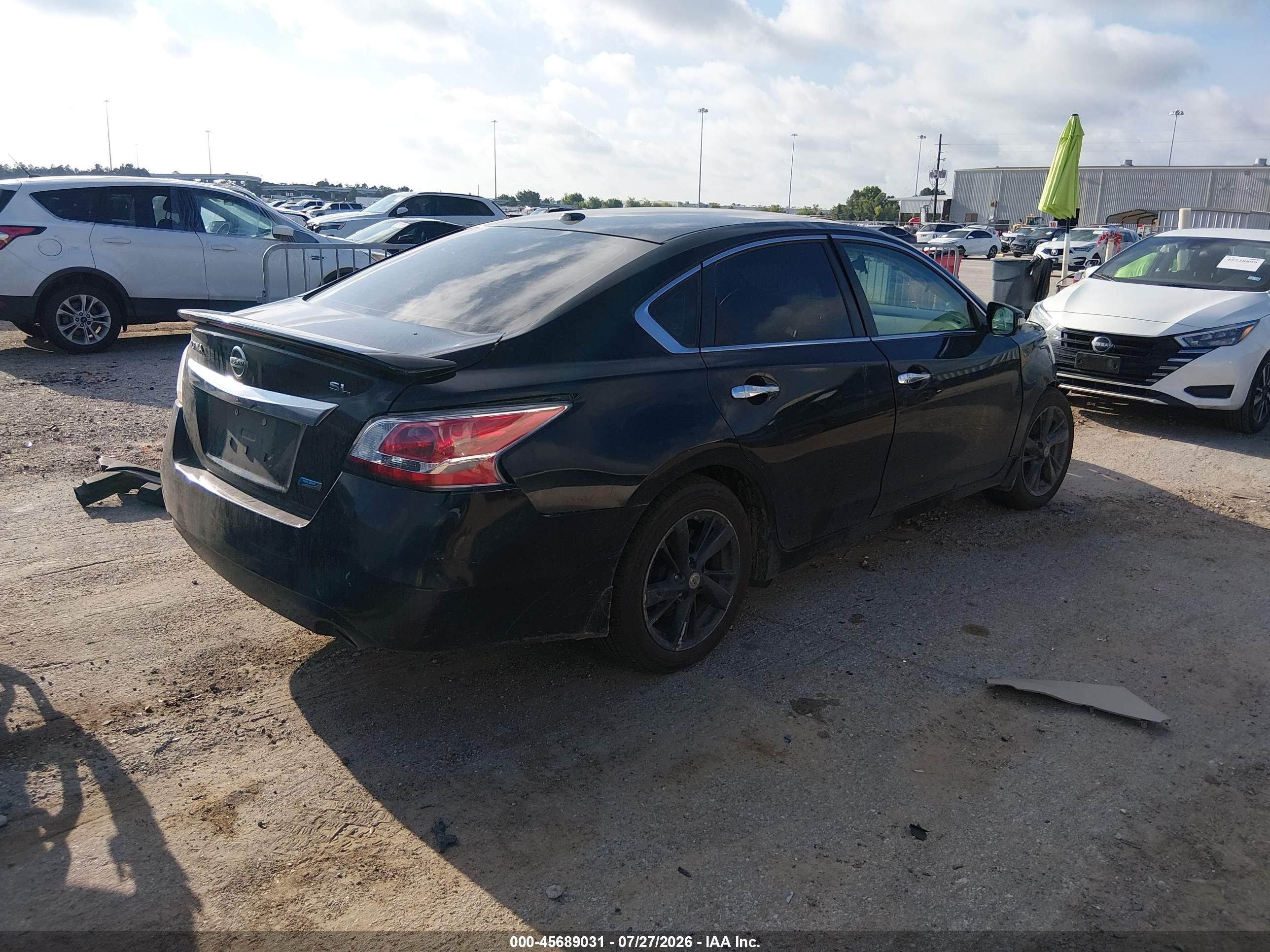 2013 Nissan Altima 2.5 Sl Черный vin: 1N4AL3AP5DC200620