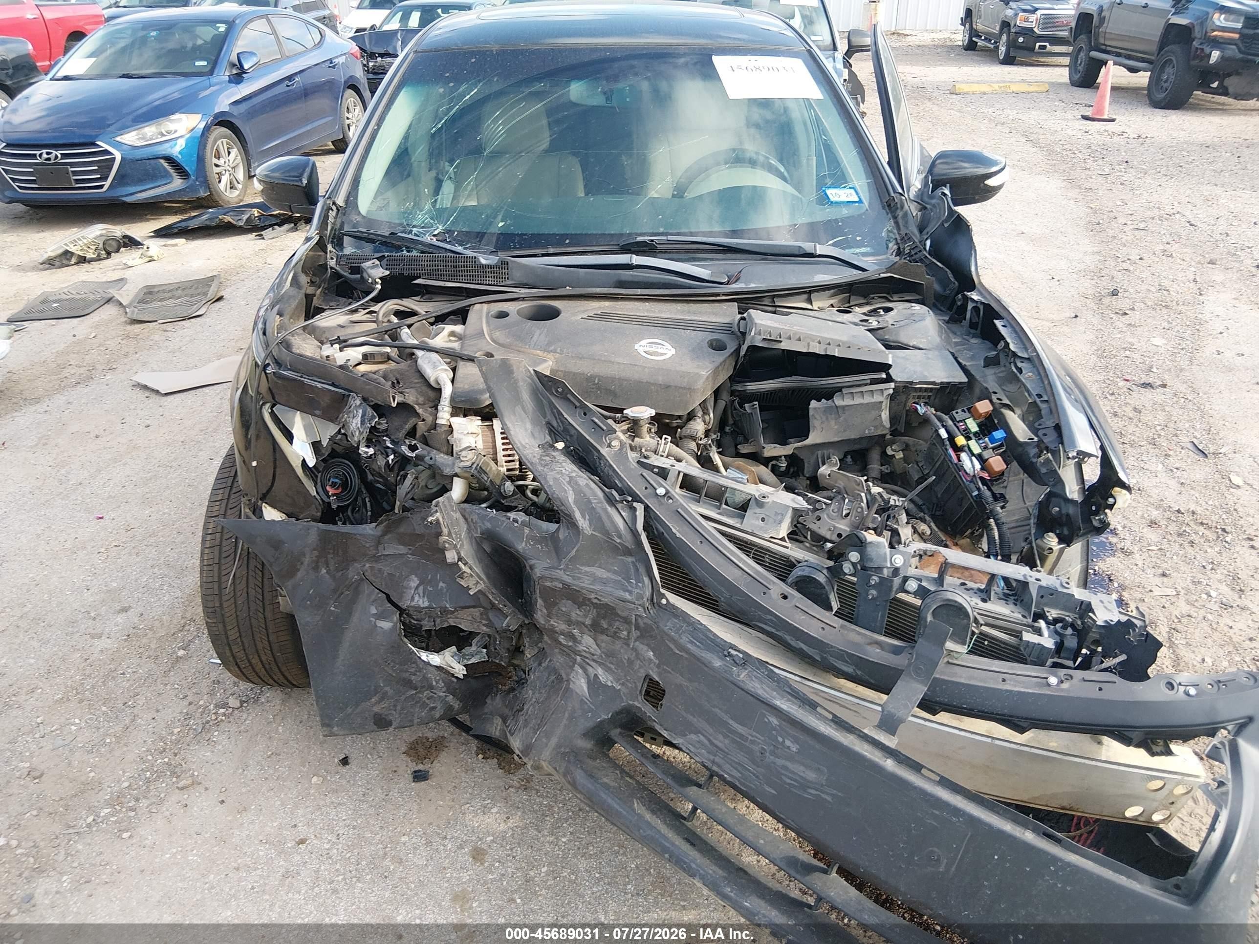 2013 Nissan Altima 2.5 Sl Черный vin: 1N4AL3AP5DC200620