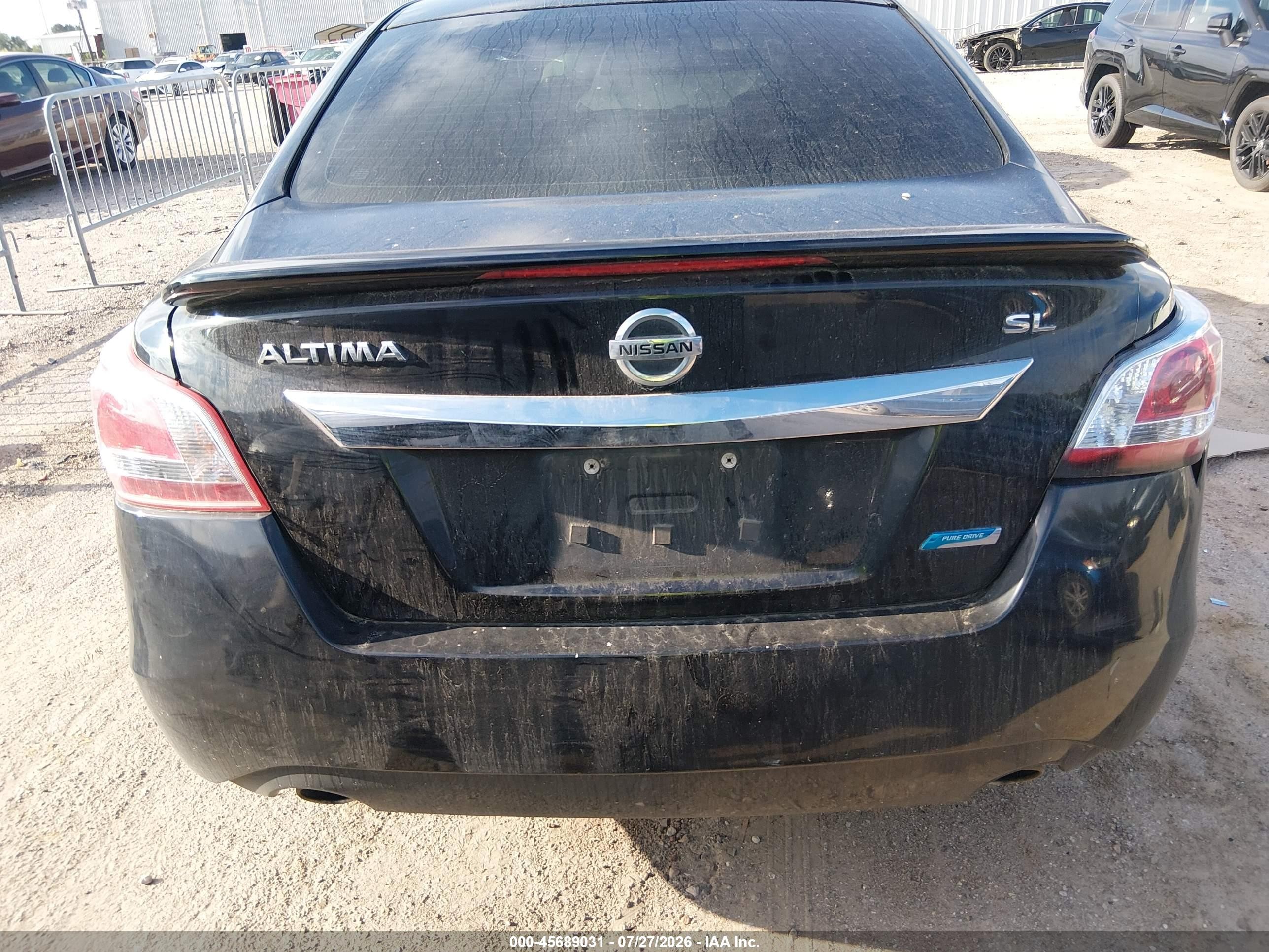 2013 Nissan Altima 2.5 Sl Черный vin: 1N4AL3AP5DC200620