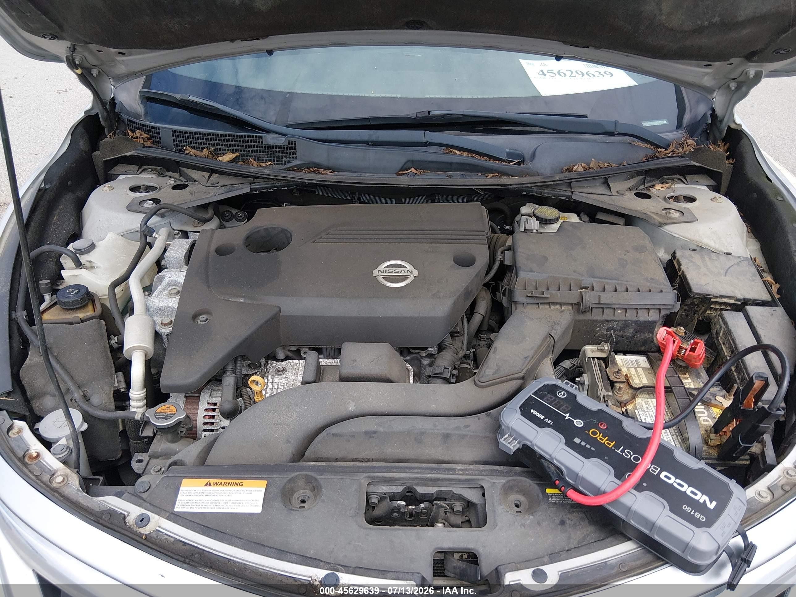 2013 Nissan Altima 2.5 Sl Gray vin: 1N4AL3AP5DC203470