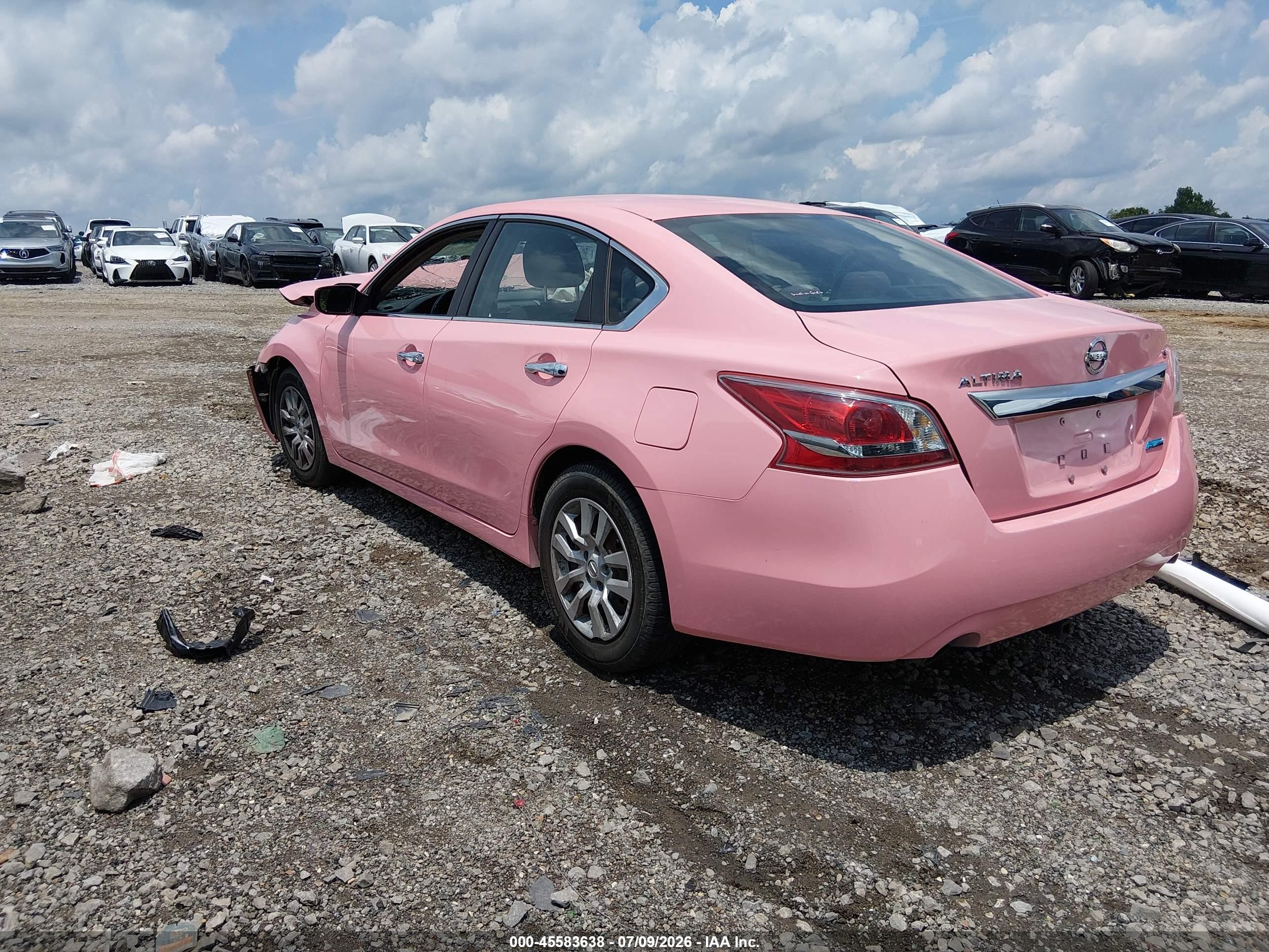 2013 Nissan Altima 2.5 S Pink vin: 1N4AL3AP5DC205543