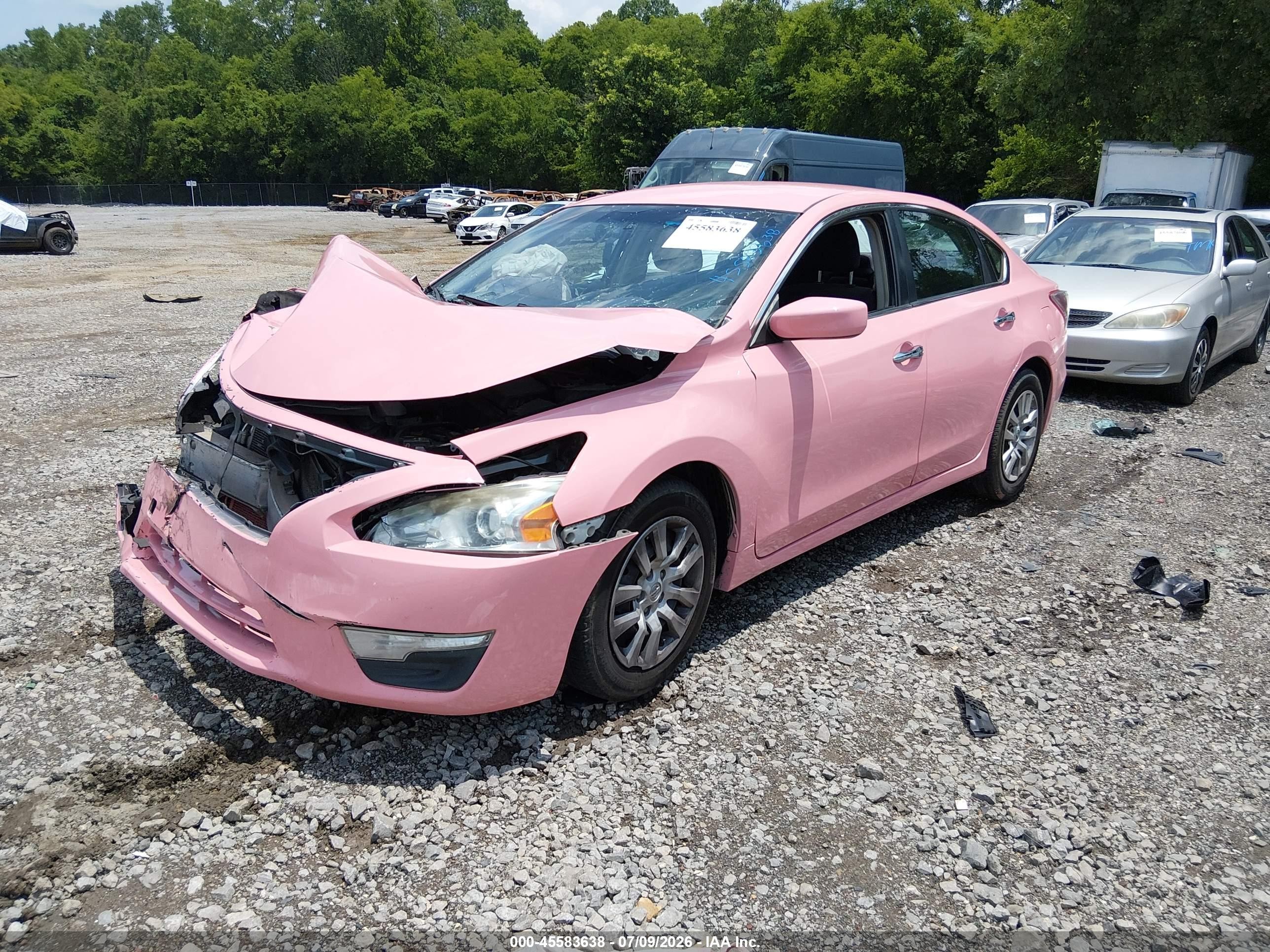 2013 Nissan Altima 2.5 S Pink vin: 1N4AL3AP5DC205543