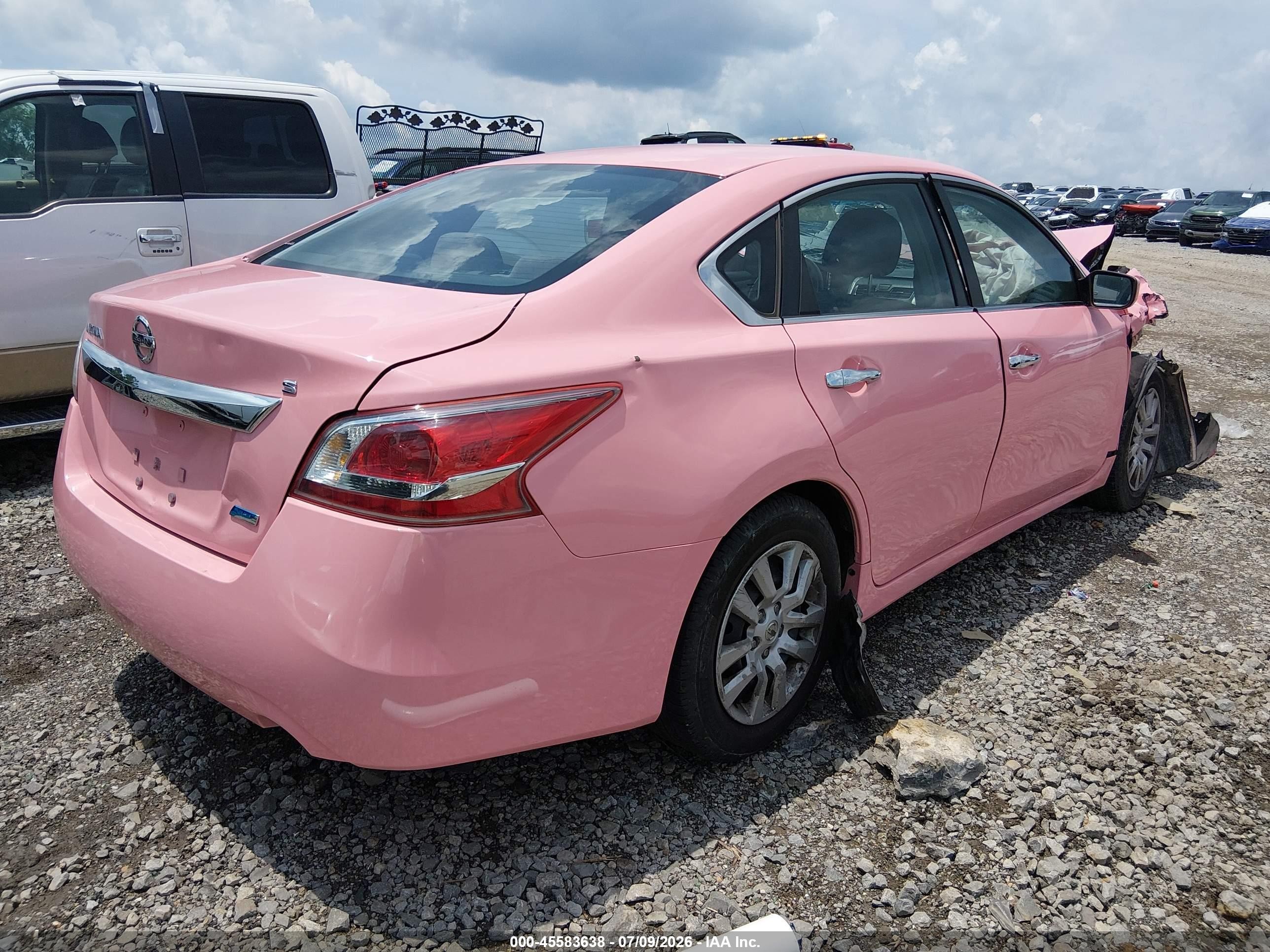 2013 Nissan Altima 2.5 S Pink vin: 1N4AL3AP5DC205543