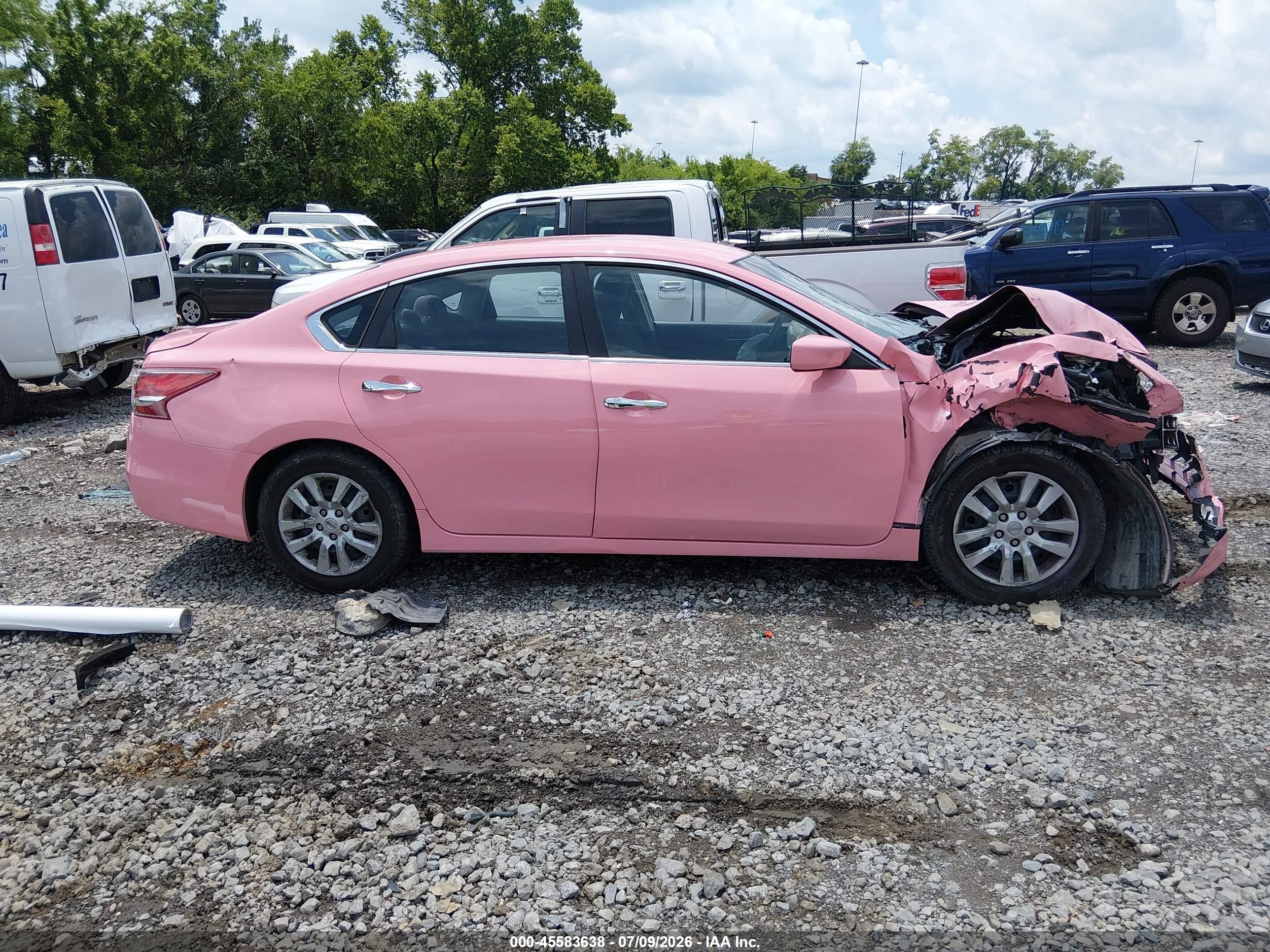 2013 Nissan Altima 2.5 S Pink vin: 1N4AL3AP5DC205543