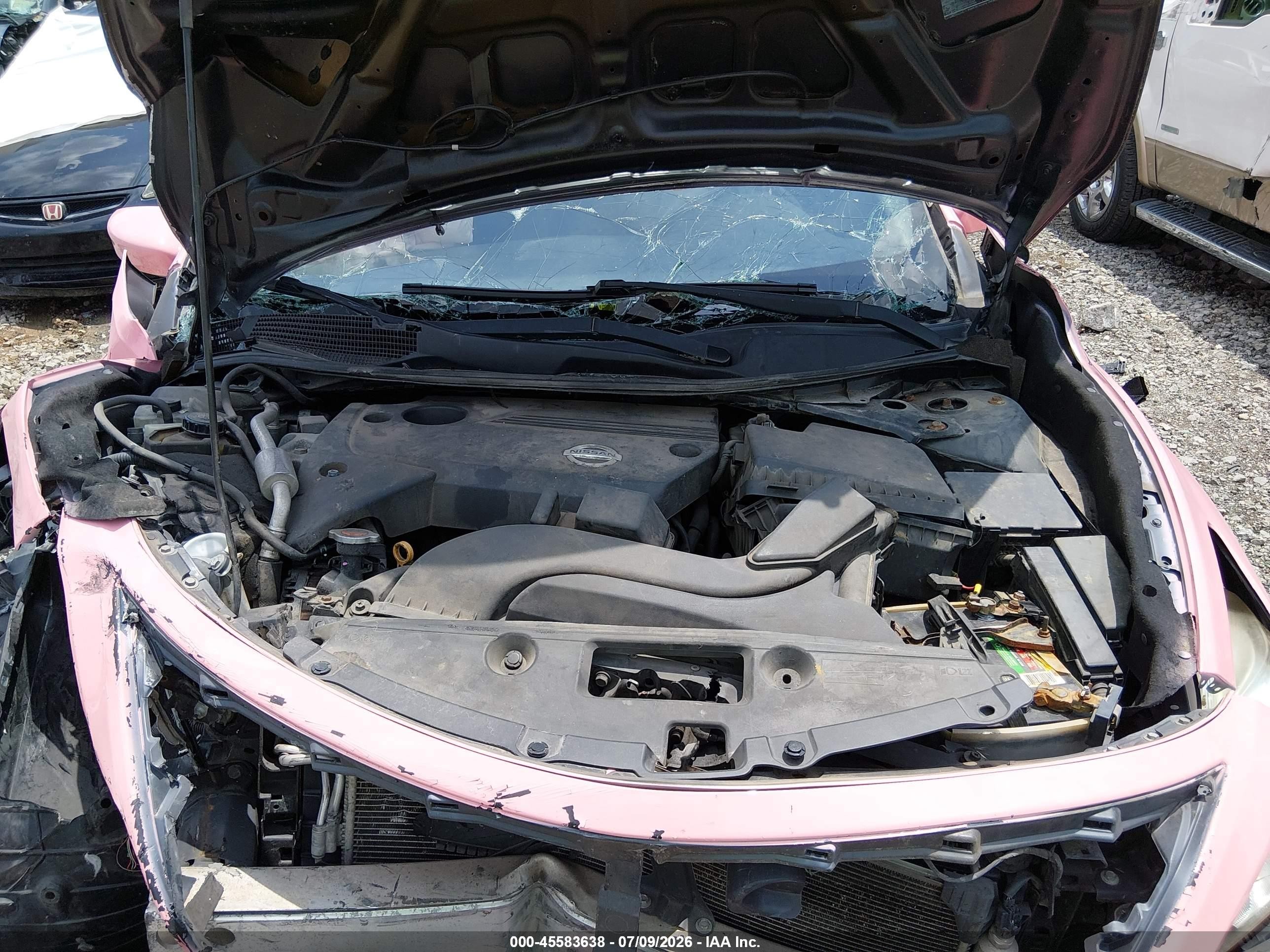 2013 Nissan Altima 2.5 S Pink vin: 1N4AL3AP5DC205543