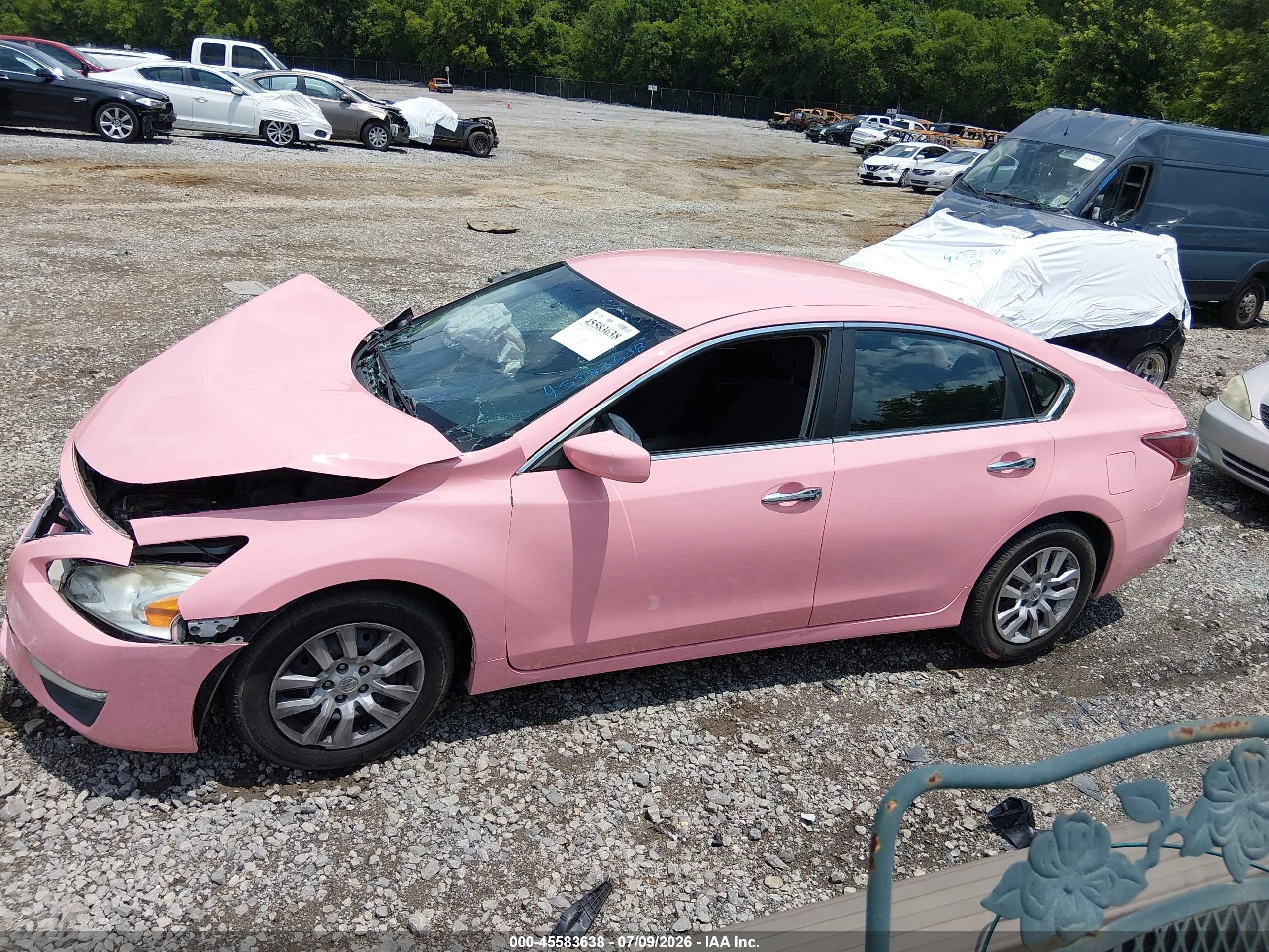 2013 Nissan Altima 2.5 S Pink vin: 1N4AL3AP5DC205543