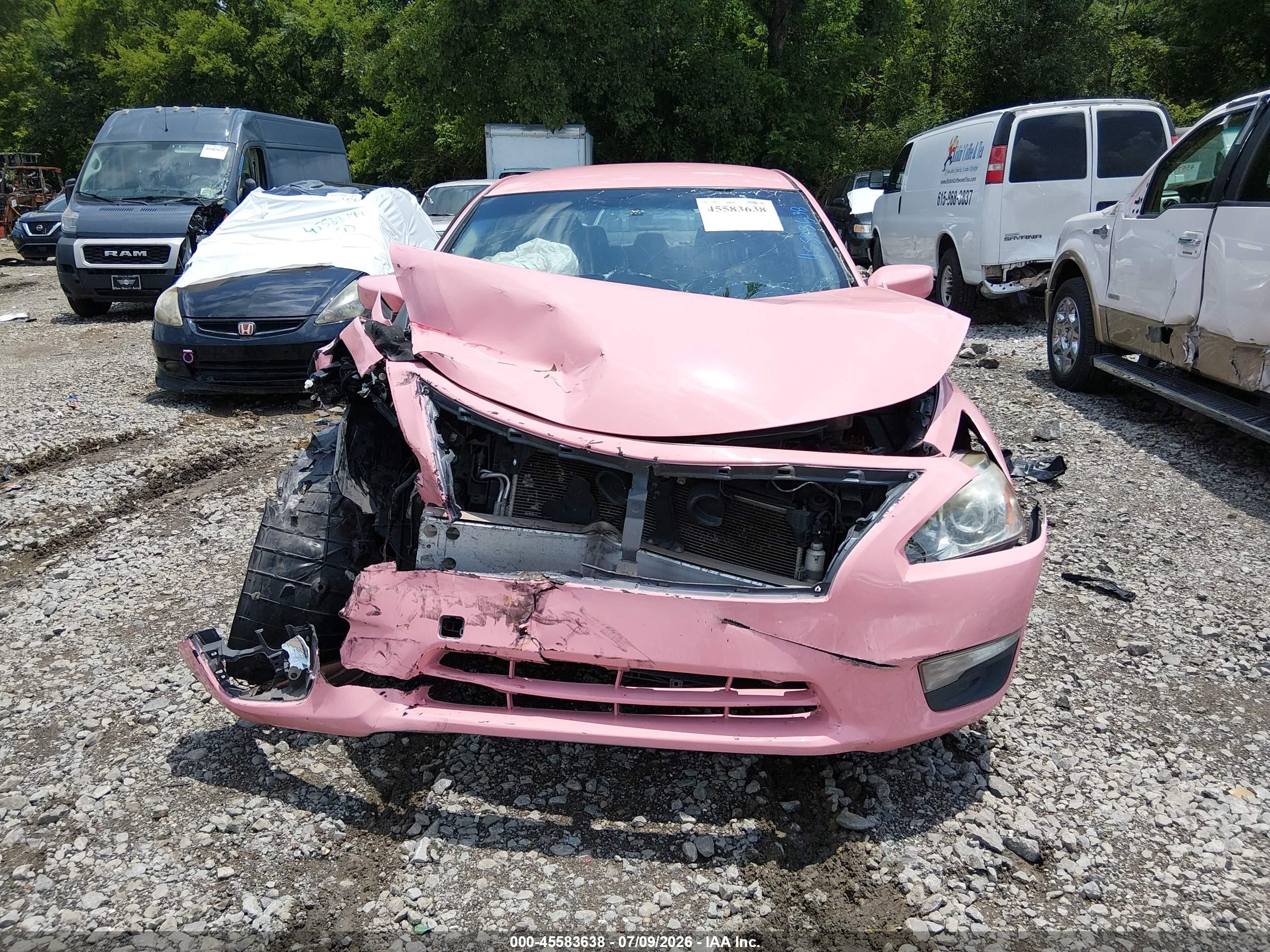 2013 Nissan Altima 2.5 S Pink vin: 1N4AL3AP5DC205543