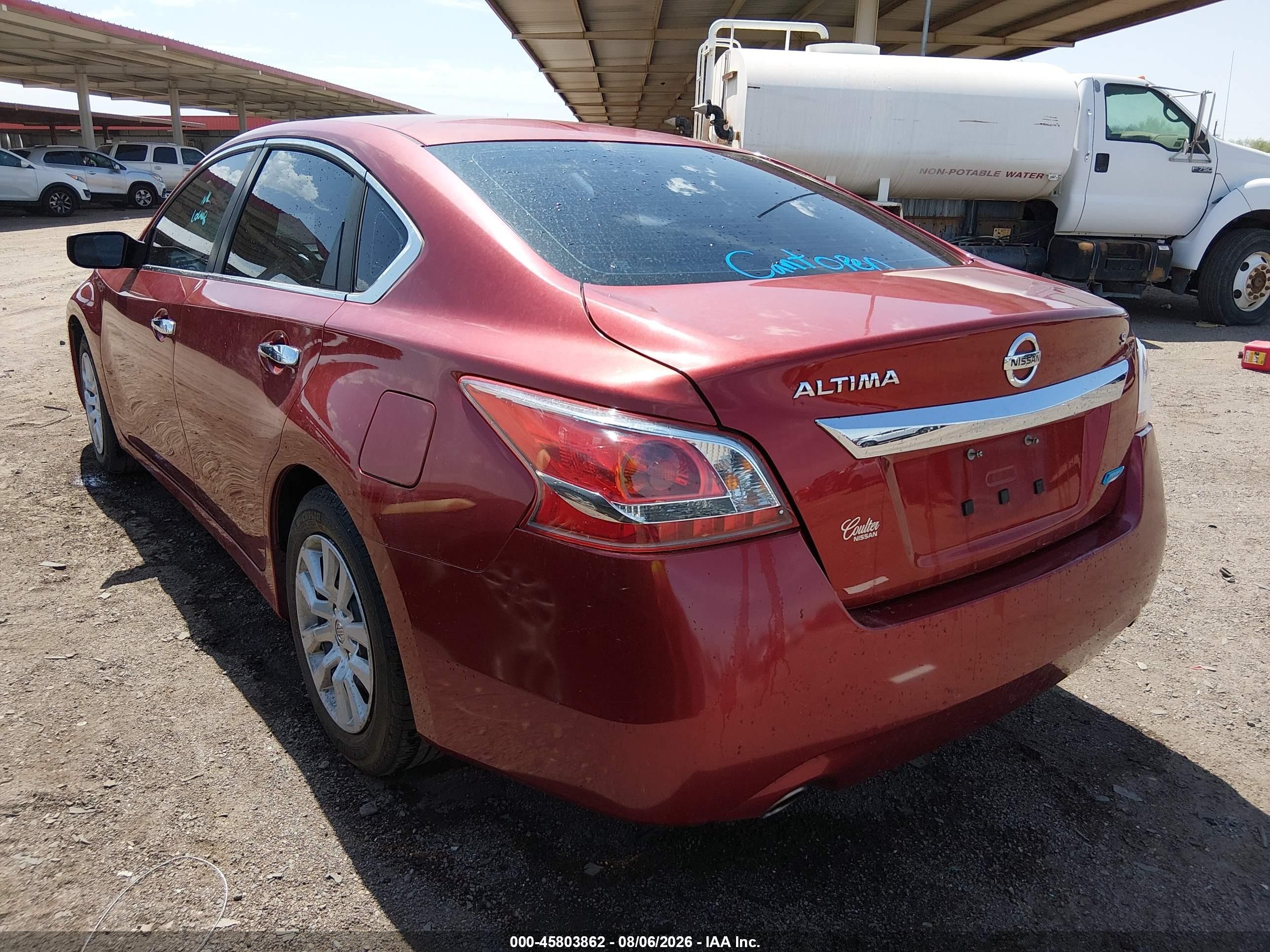 2013 Nissan Altima 2.5 S Burgundy vin: 1N4AL3AP5DC240020