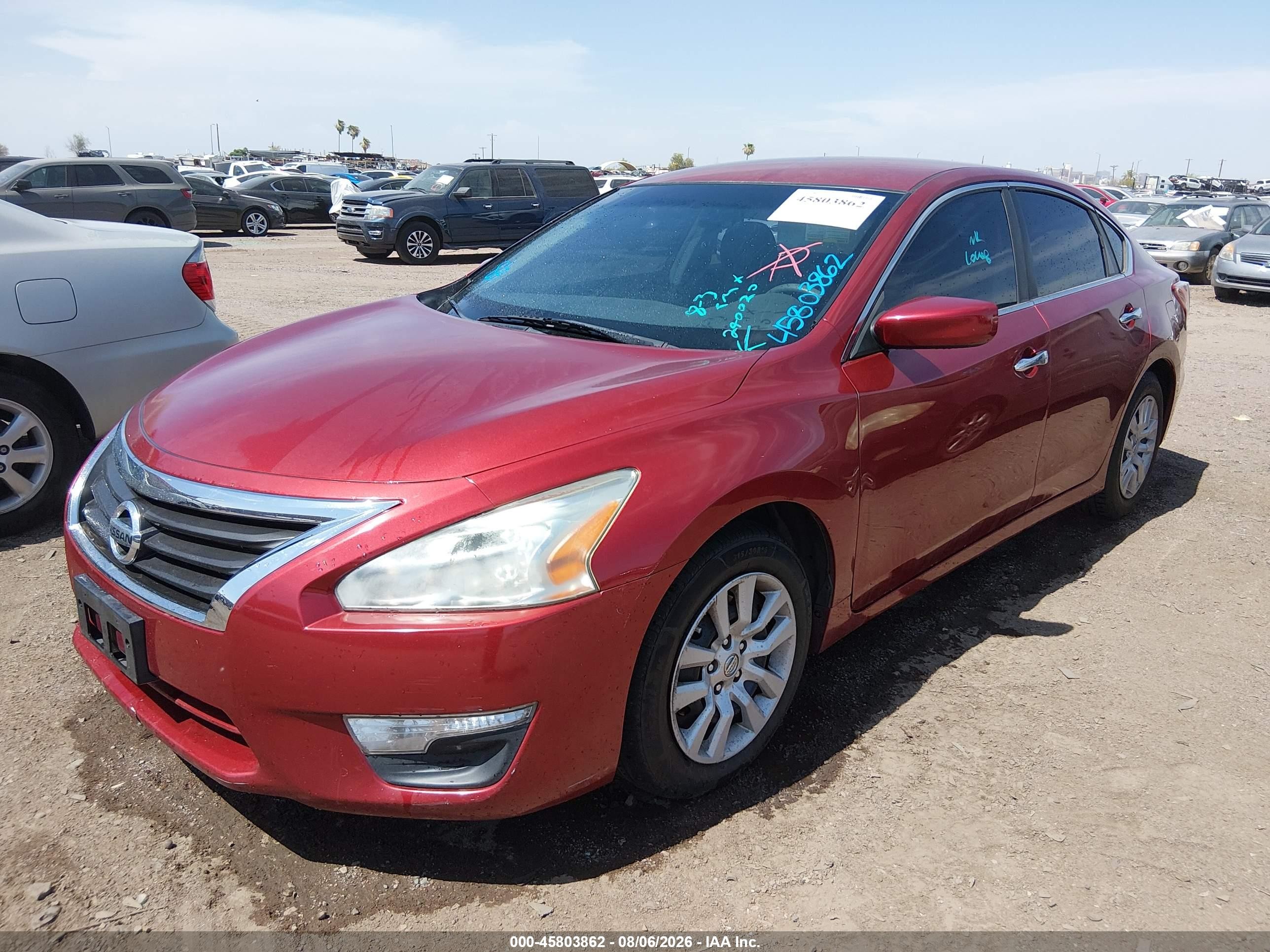 2013 Nissan Altima 2.5 S Burgundy vin: 1N4AL3AP5DC240020