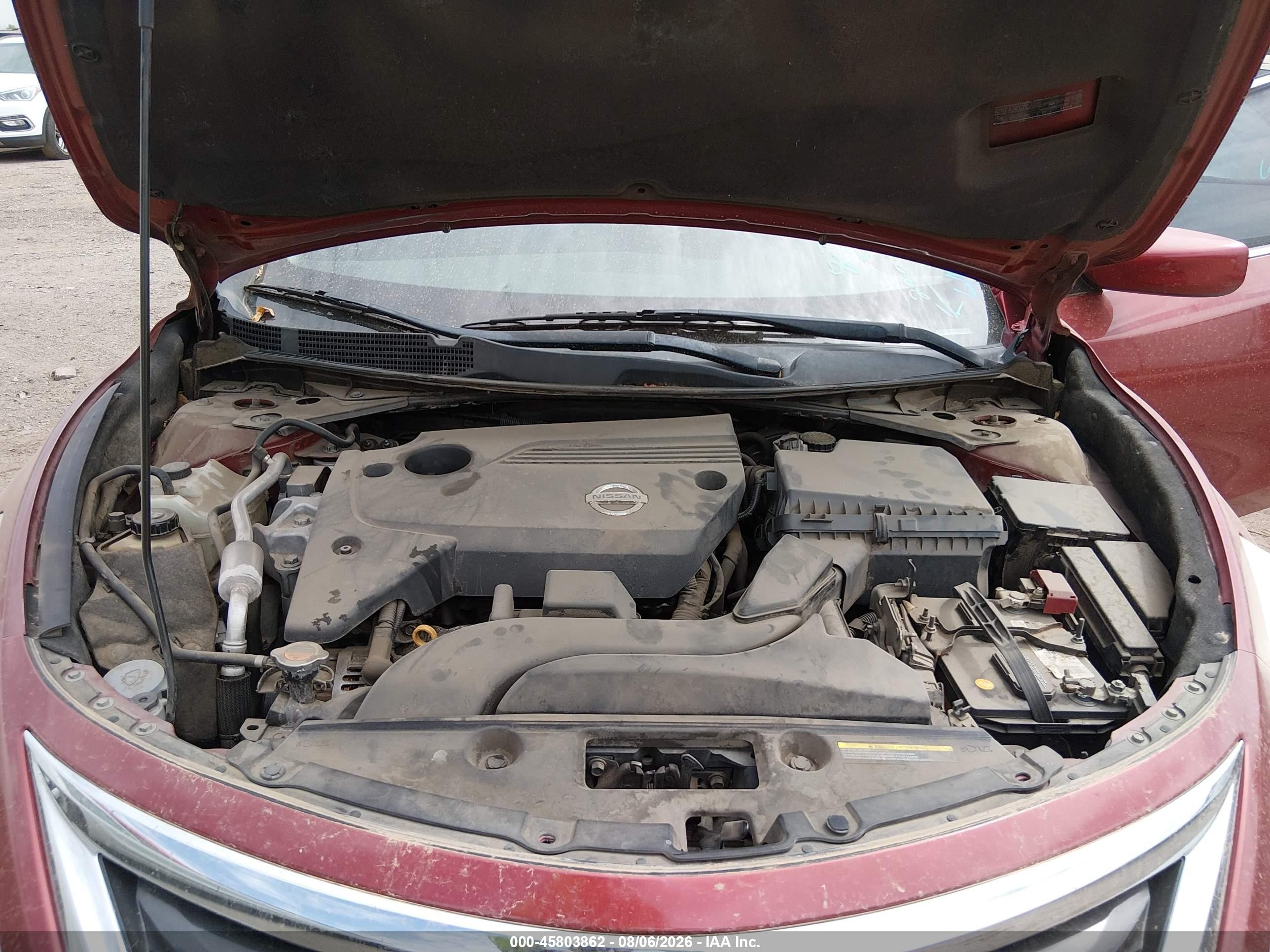 2013 Nissan Altima 2.5 S Burgundy vin: 1N4AL3AP5DC240020