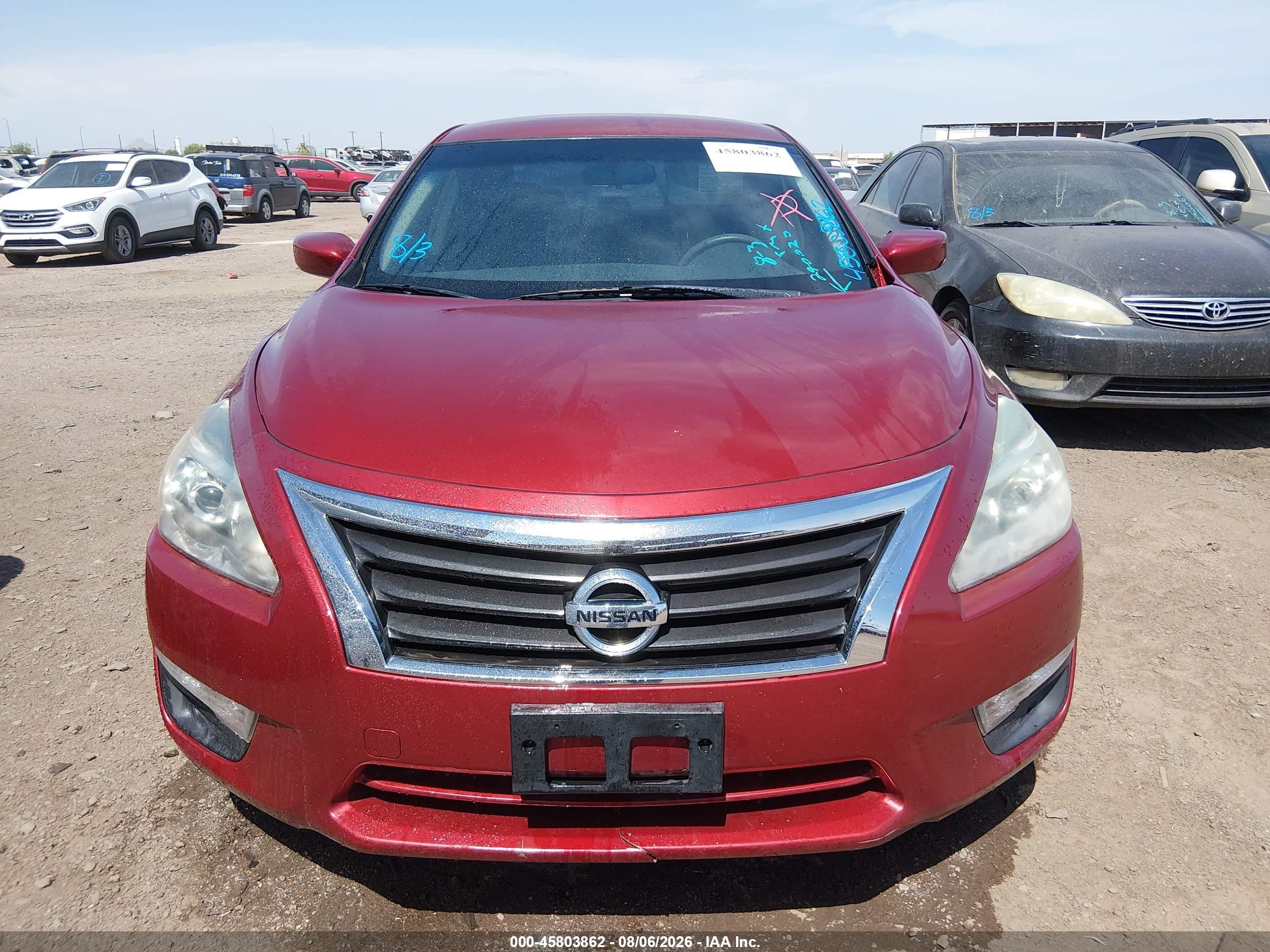 2013 Nissan Altima 2.5 S Burgundy vin: 1N4AL3AP5DC240020