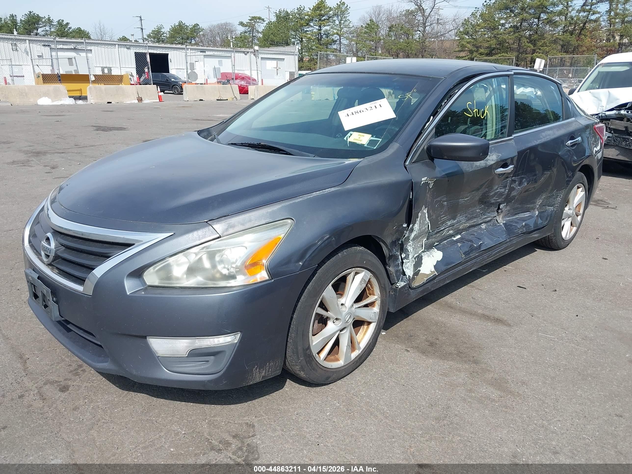 2013 Nissan Altima 2.5 Sv Gray vin: 1N4AL3AP5DC249817