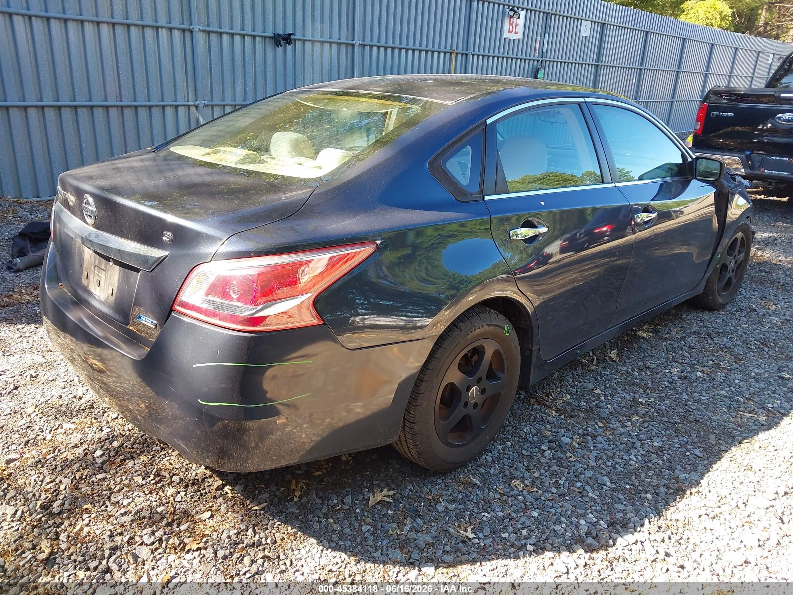 2013 Nissan Altima 2.5 S Black vin: 1N4AL3AP5DC284132
