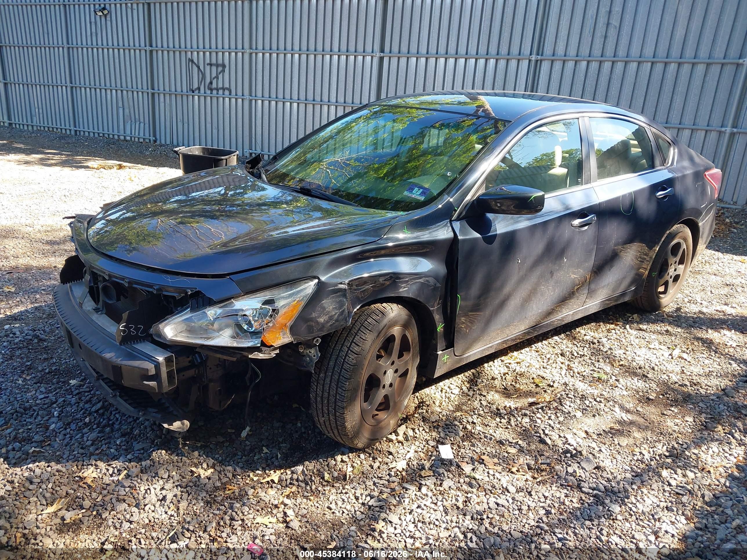 2013 Nissan Altima 2.5 S Black vin: 1N4AL3AP5DC284132