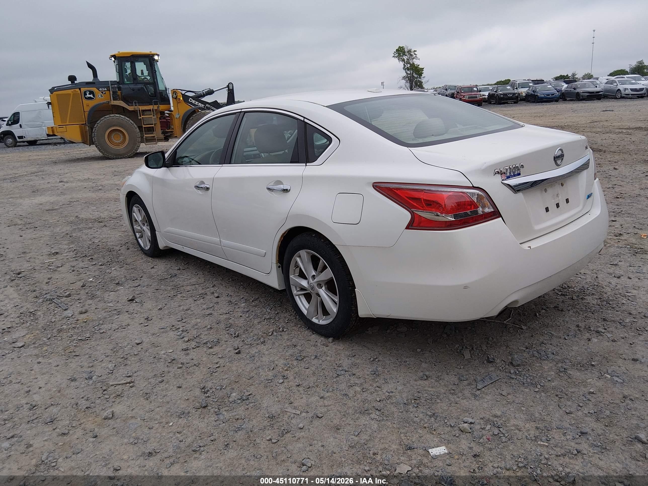 2013 Nissan Altima 2.5 Sl White vin: 1N4AL3AP5DC293297