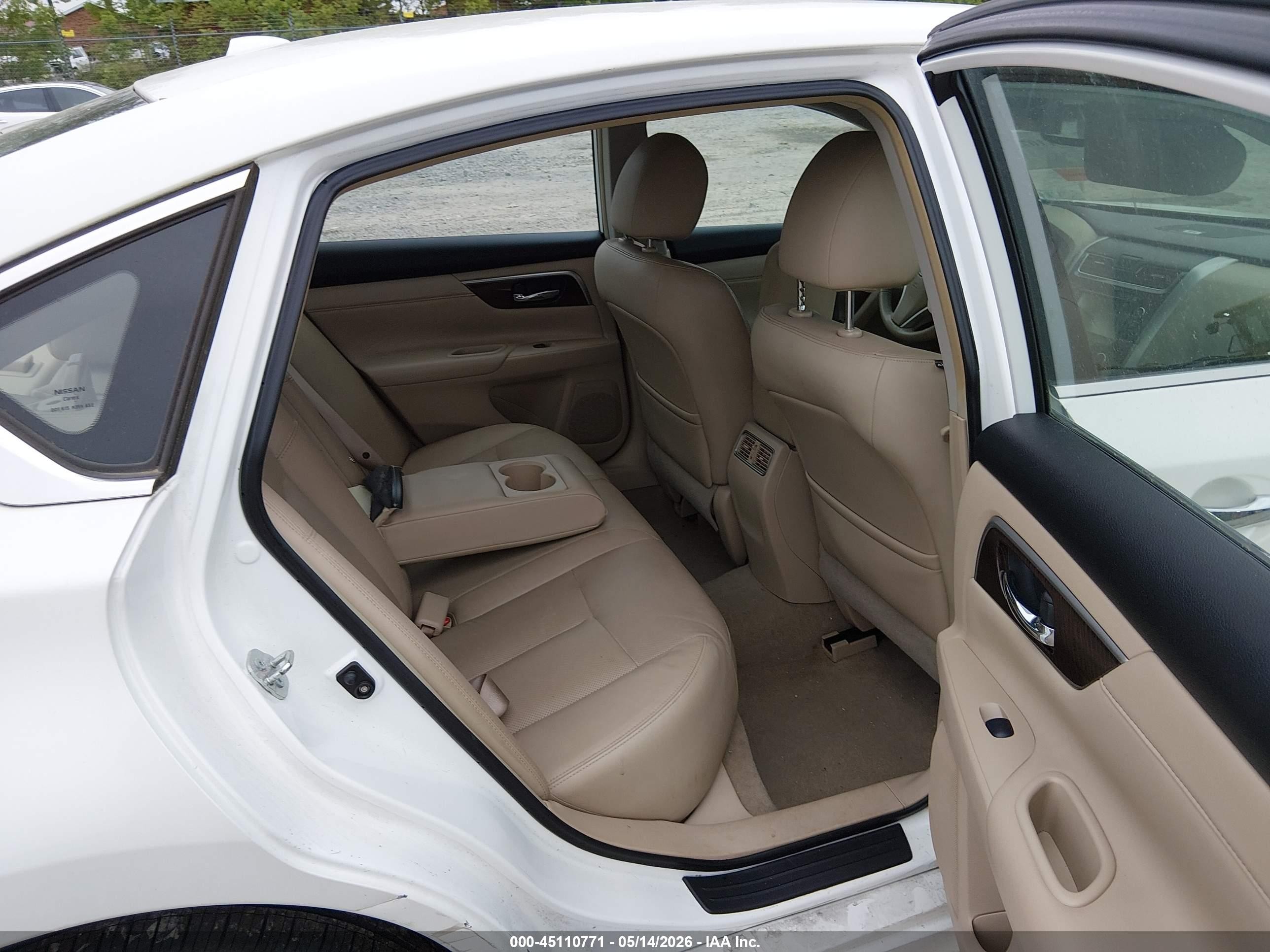 2013 Nissan Altima 2.5 Sl White vin: 1N4AL3AP5DC293297