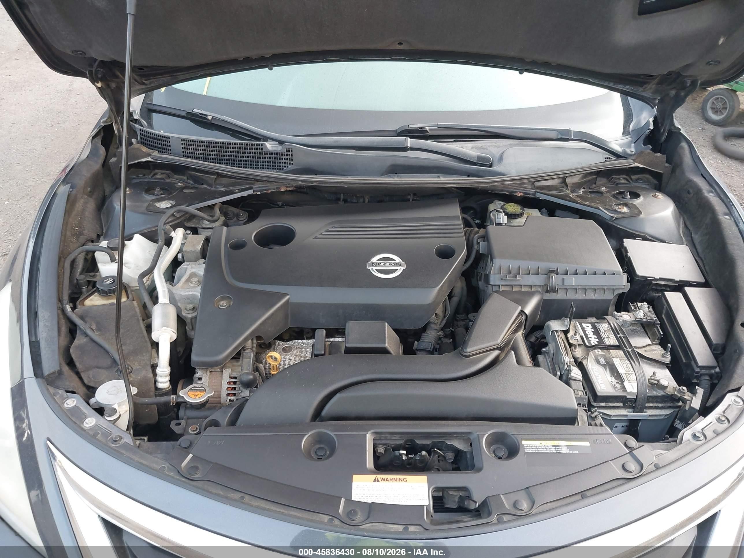 2013 Nissan Altima 2.5 S Gray vin: 1N4AL3AP5DC294398