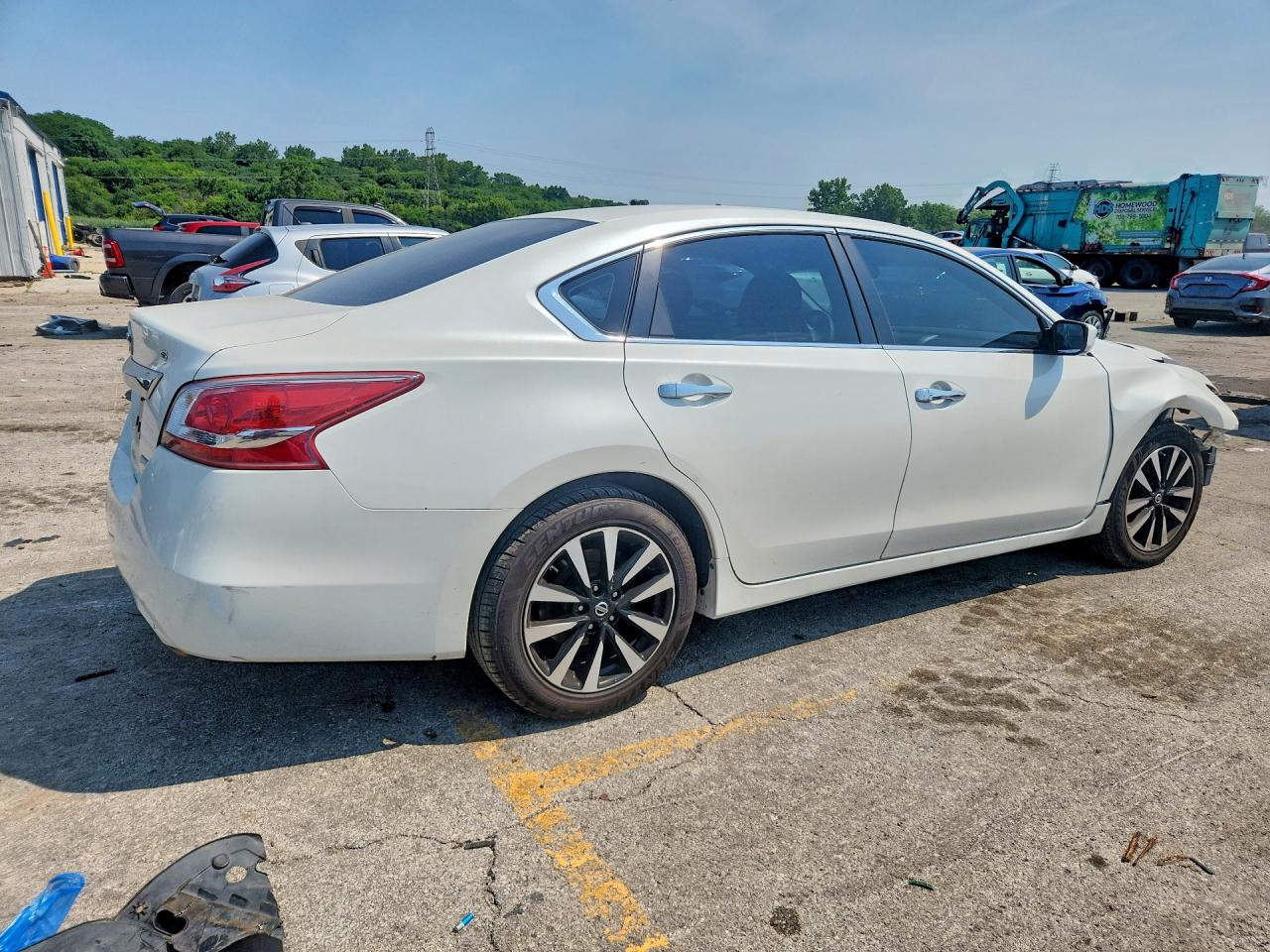 2013 Nissan Altima 2.5 White vin: 1N4AL3AP5DC908625