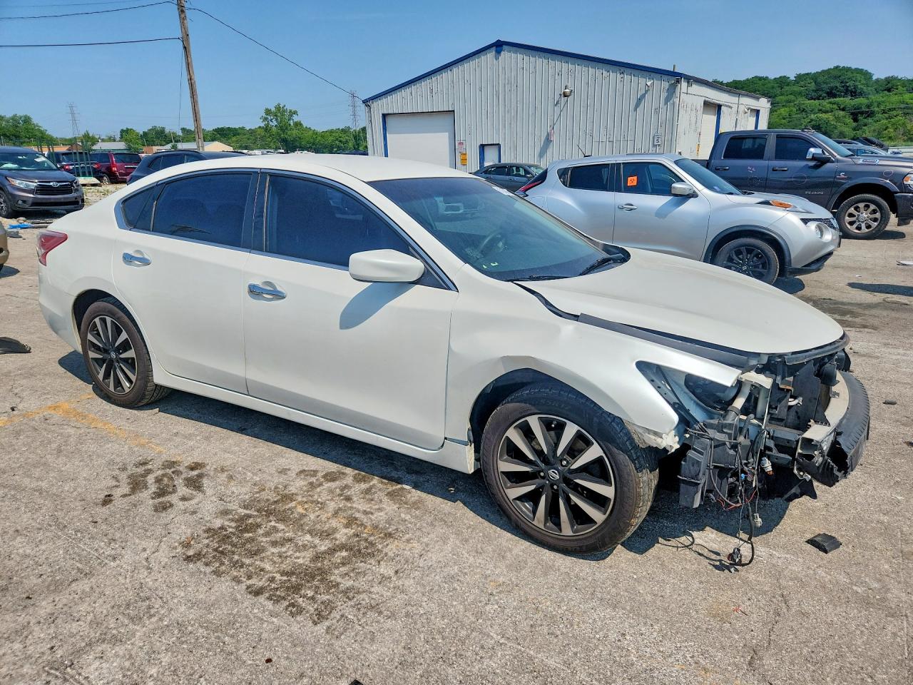 2013 Nissan Altima 2.5 White vin: 1N4AL3AP5DC908625