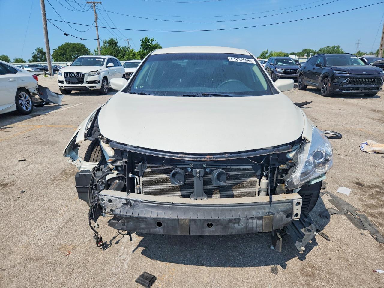 2013 Nissan Altima 2.5 White vin: 1N4AL3AP5DC908625