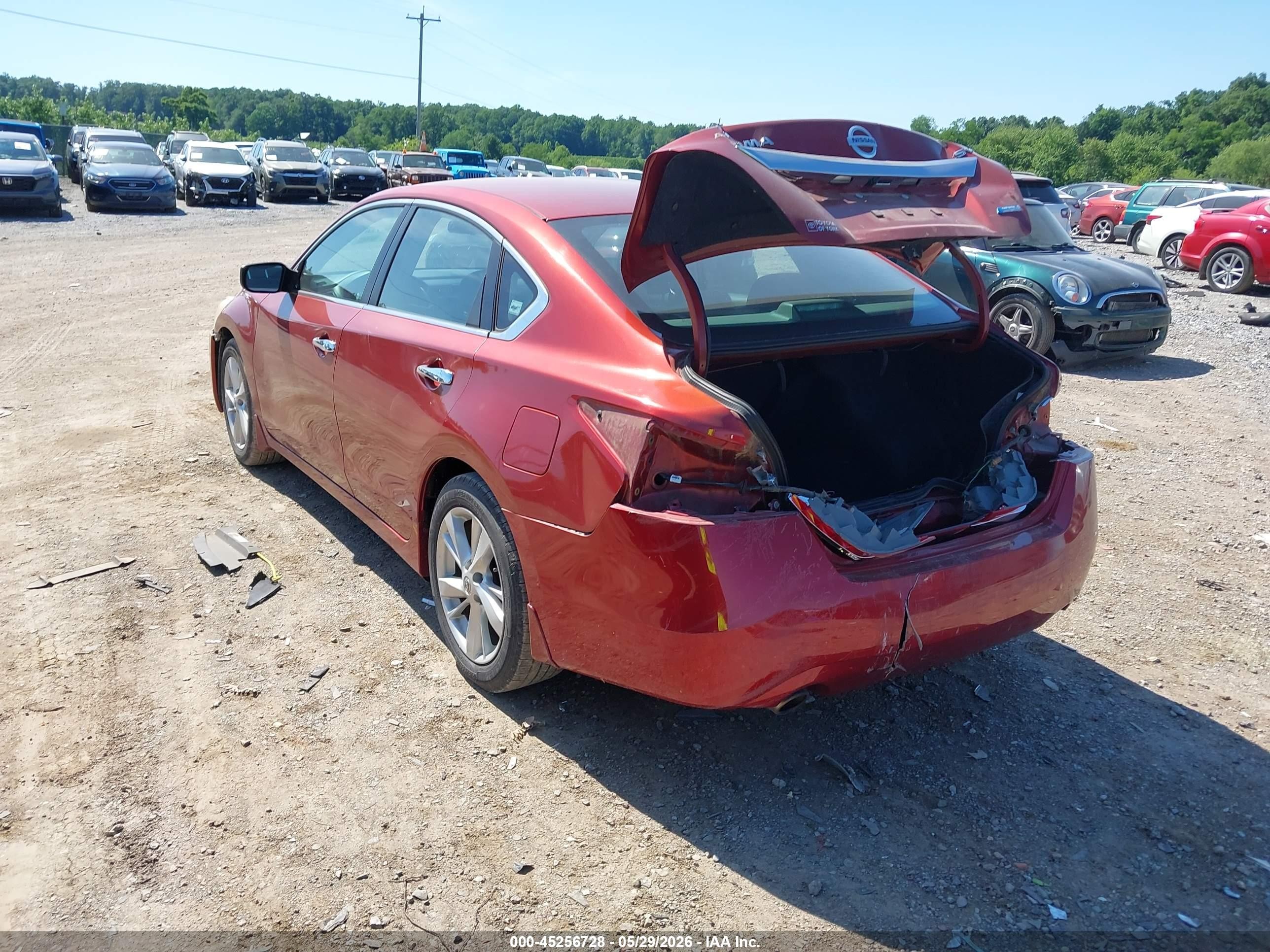 2013 Nissan Altima 2.5 Sv Red vin: 1N4AL3AP5DC914294