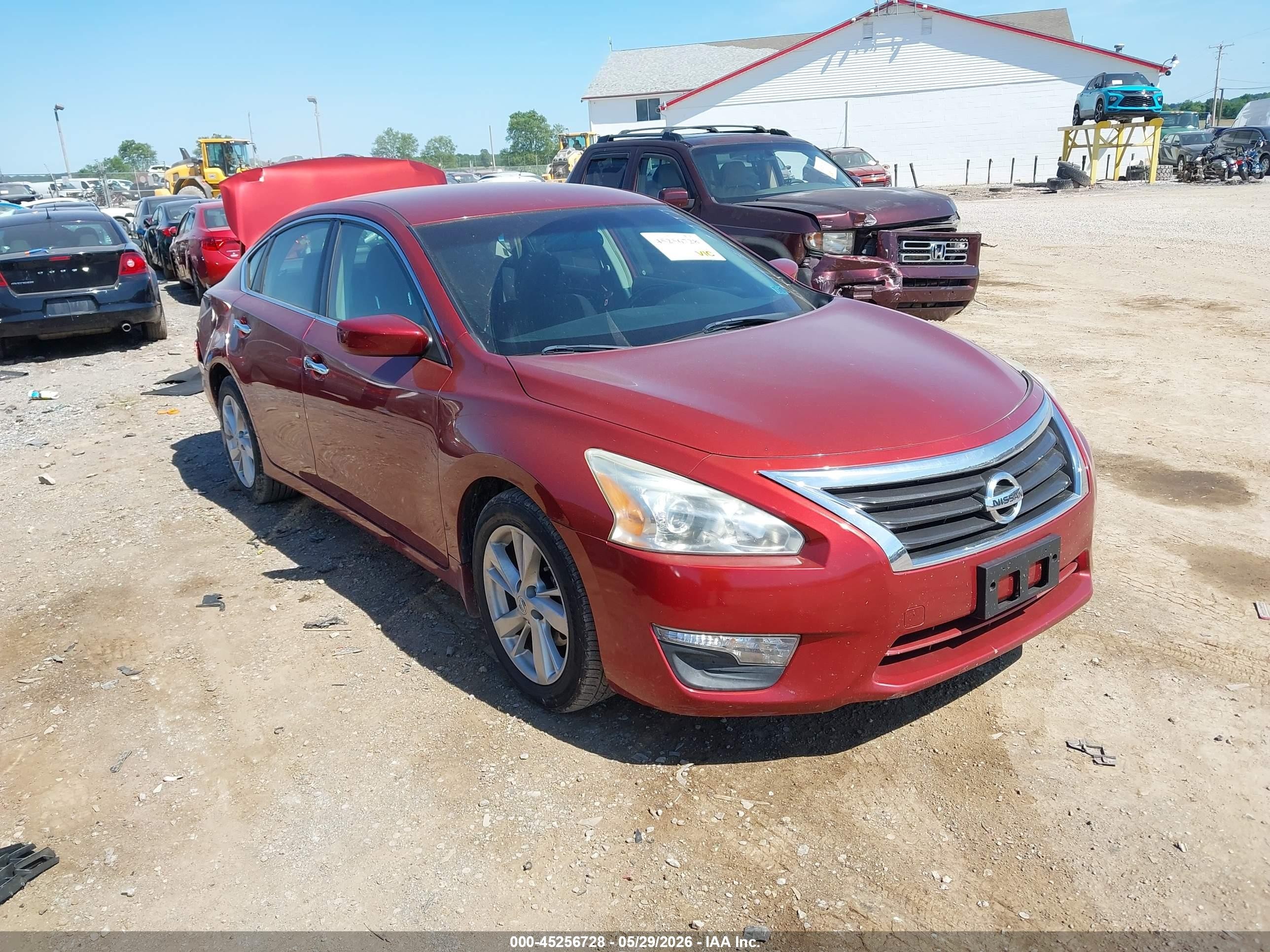 2013 Nissan Altima 2.5 Sv Red vin: 1N4AL3AP5DC914294