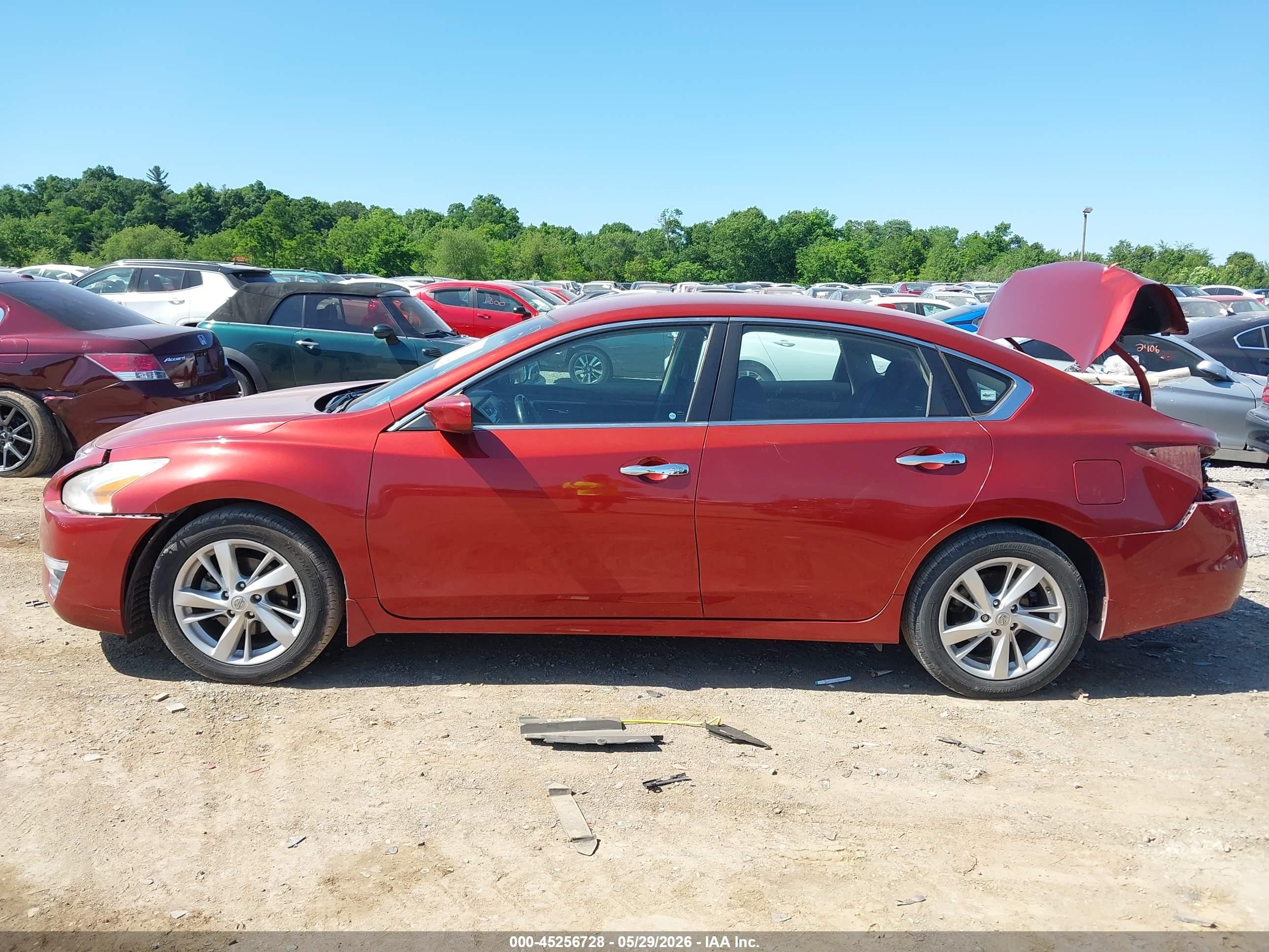 2013 Nissan Altima 2.5 Sv Red vin: 1N4AL3AP5DC914294