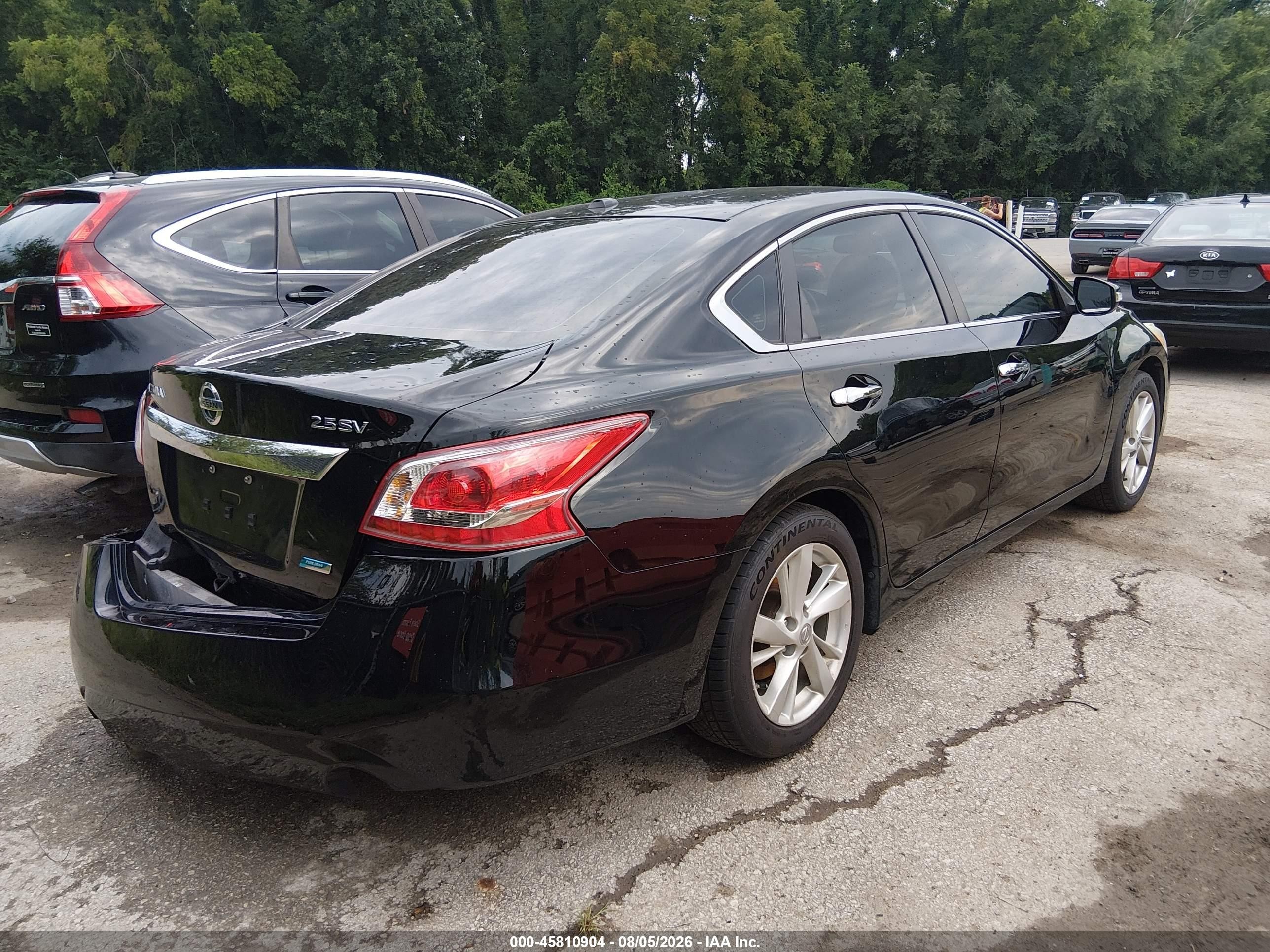 2013 Nissan Altima 2.5 Sv Black vin: 1N4AL3AP5DN421073