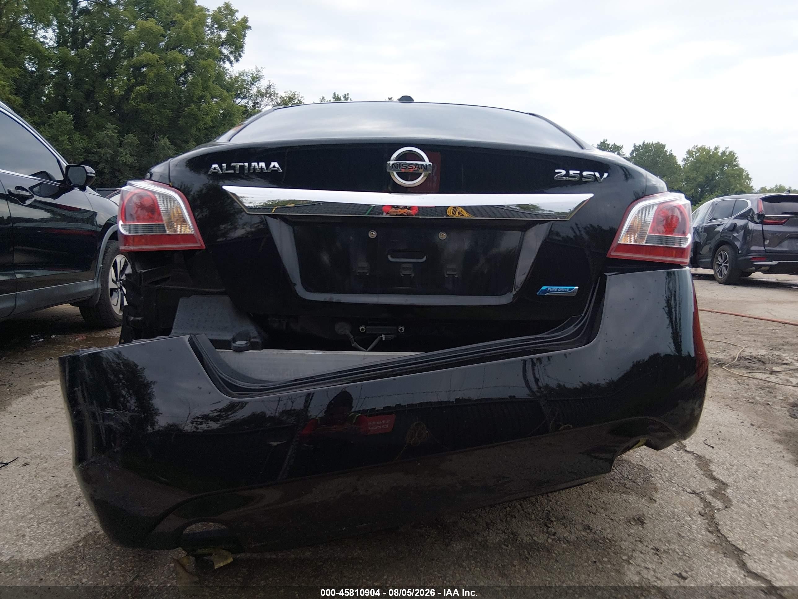 2013 Nissan Altima 2.5 Sv Black vin: 1N4AL3AP5DN421073