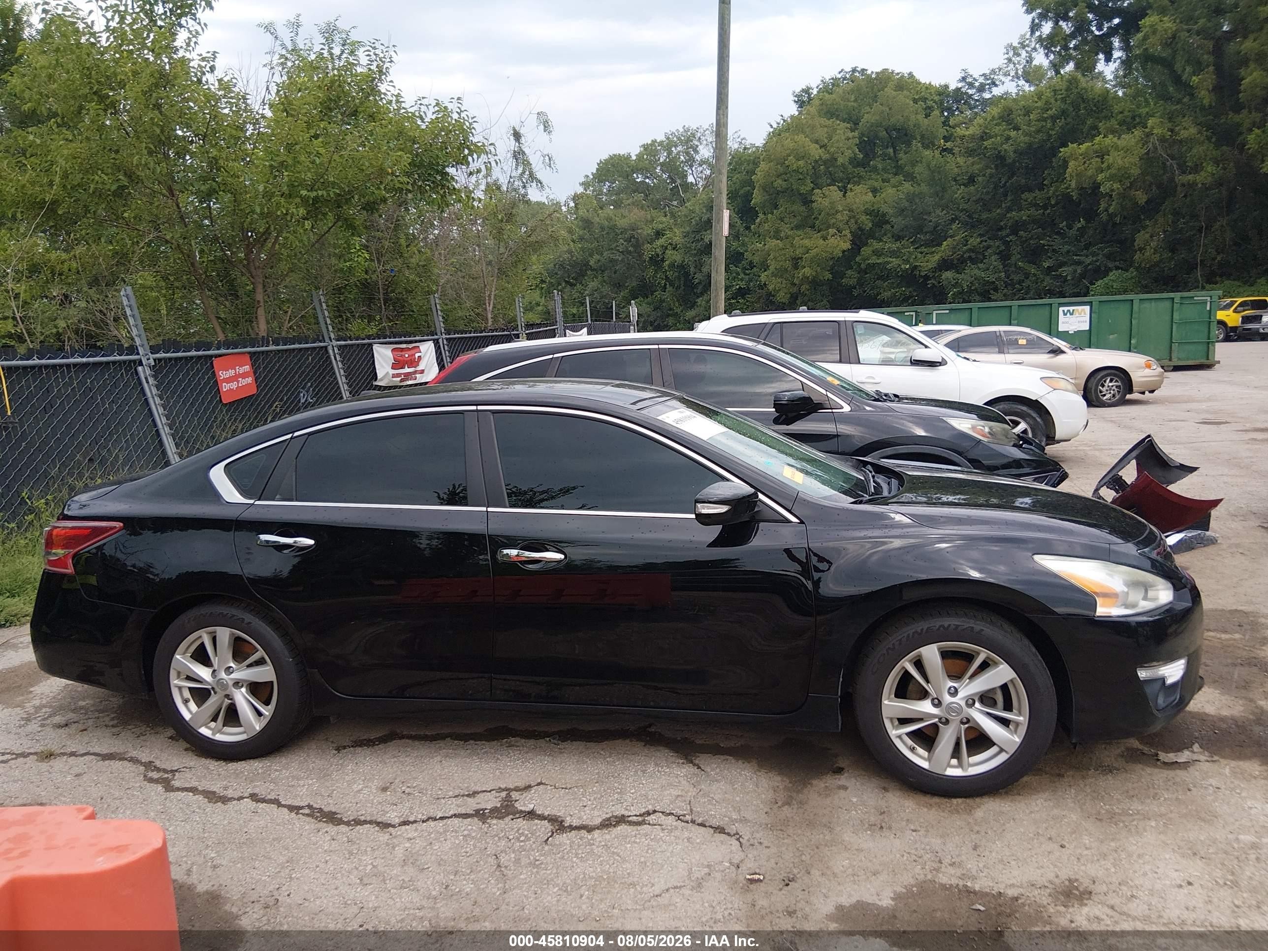2013 Nissan Altima 2.5 Sv Black vin: 1N4AL3AP5DN421073