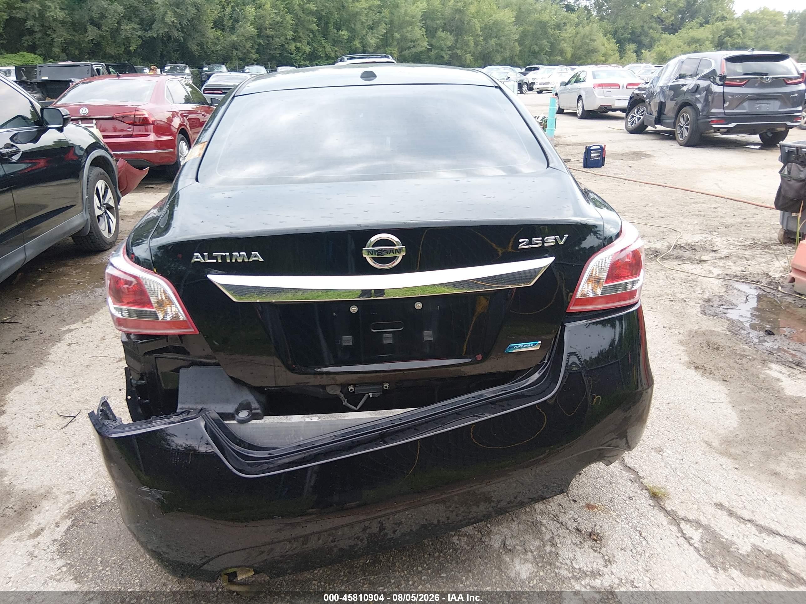 2013 Nissan Altima 2.5 Sv Black vin: 1N4AL3AP5DN421073