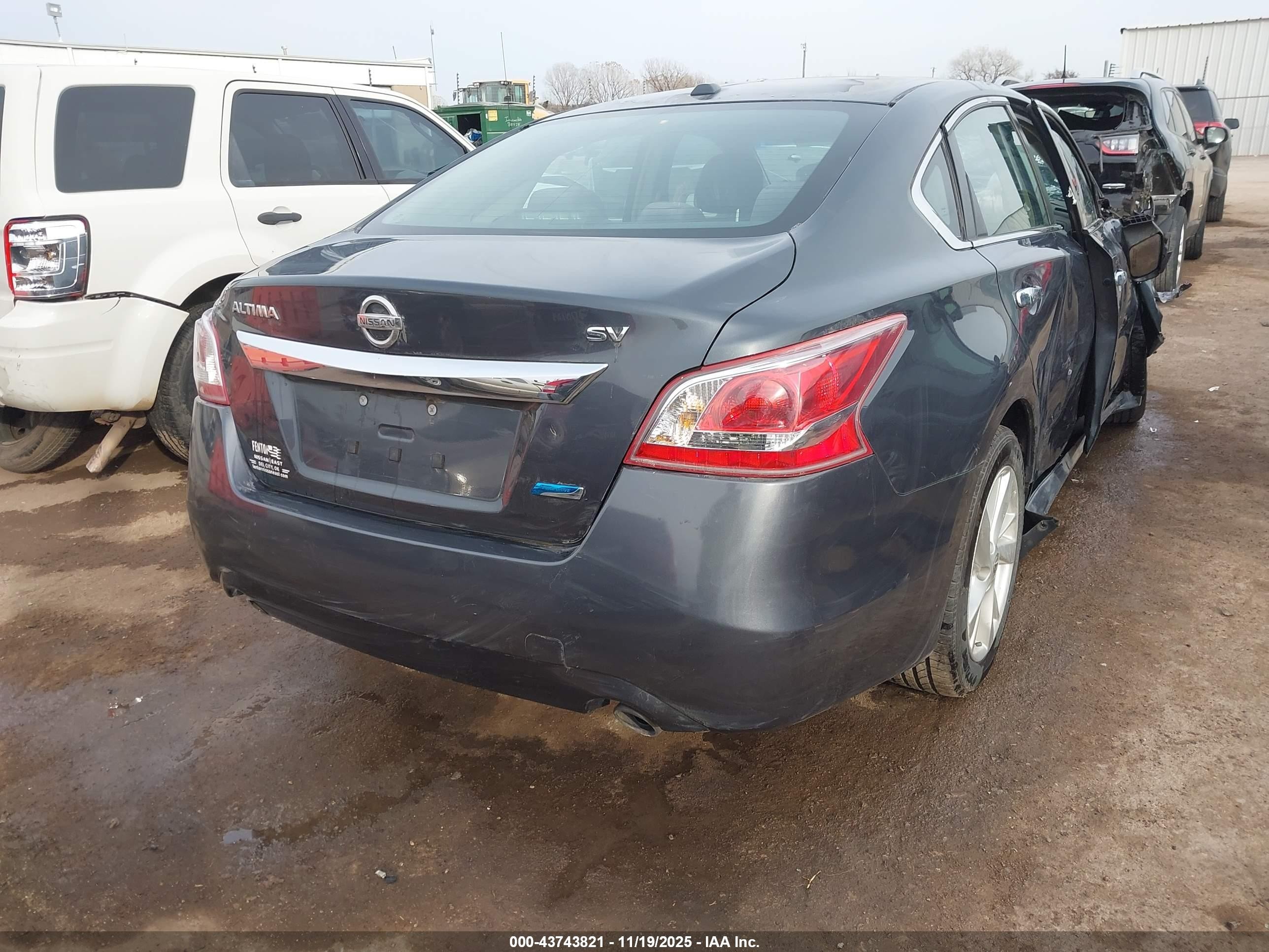 2013 Nissan Altima 2.5 Sv Серый vin: 1N4AL3AP5DN431585