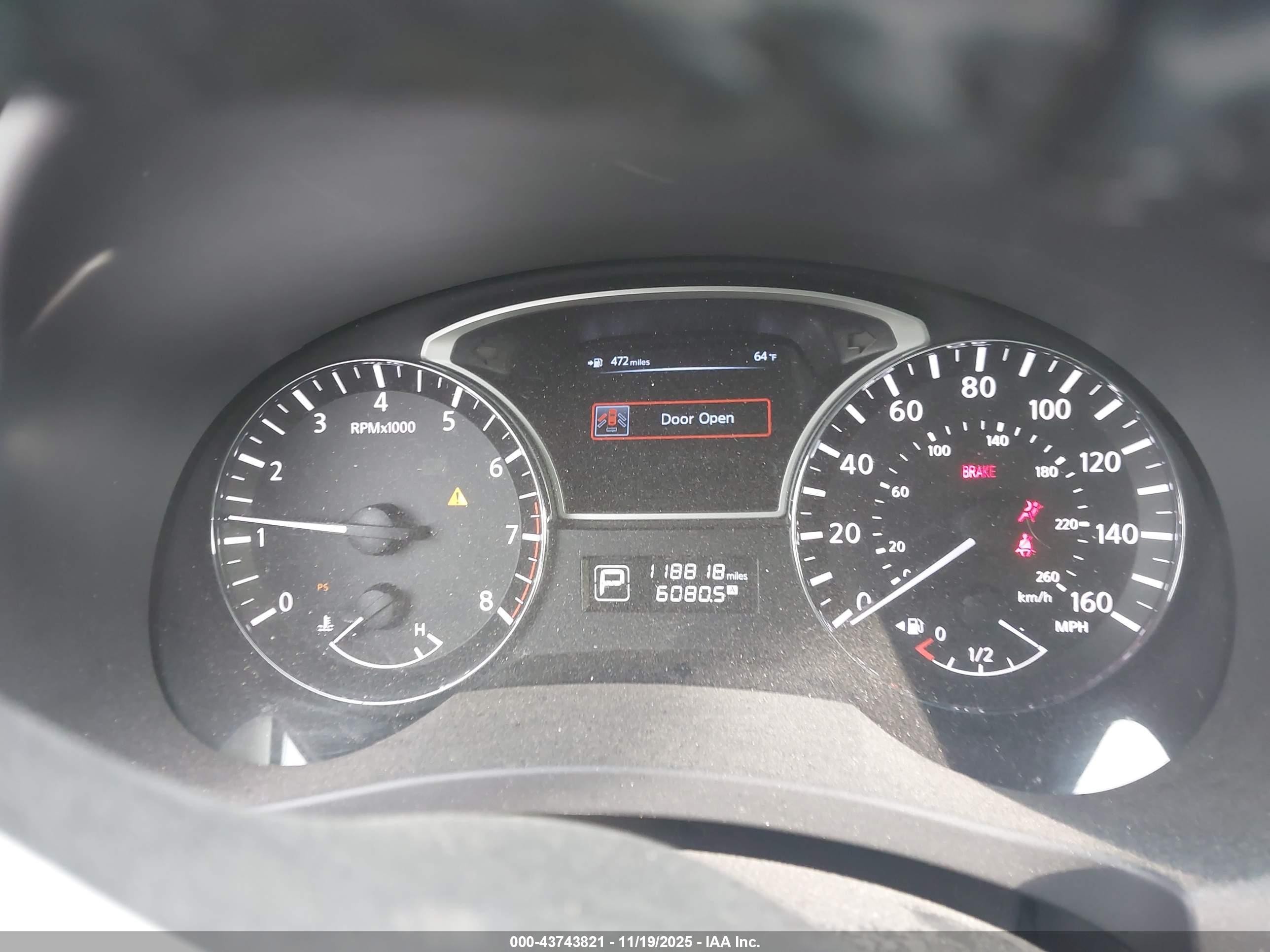 2013 Nissan Altima 2.5 Sv Серый vin: 1N4AL3AP5DN431585