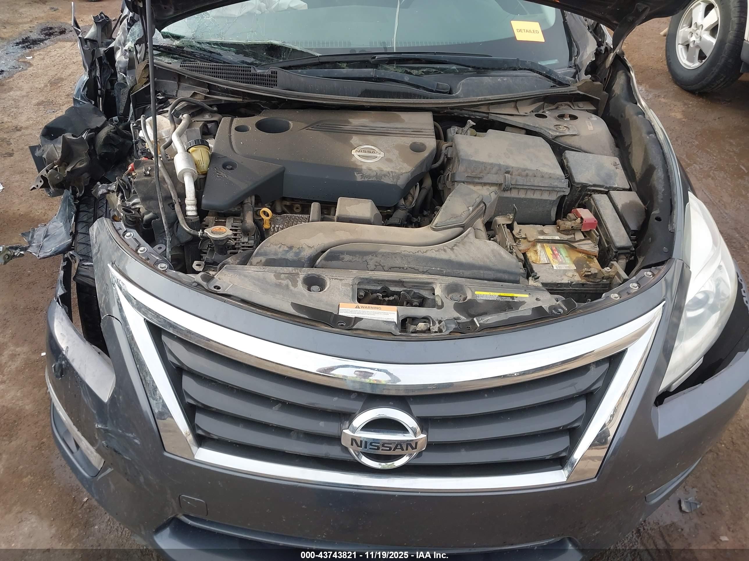 2013 Nissan Altima 2.5 Sv Серый vin: 1N4AL3AP5DN431585