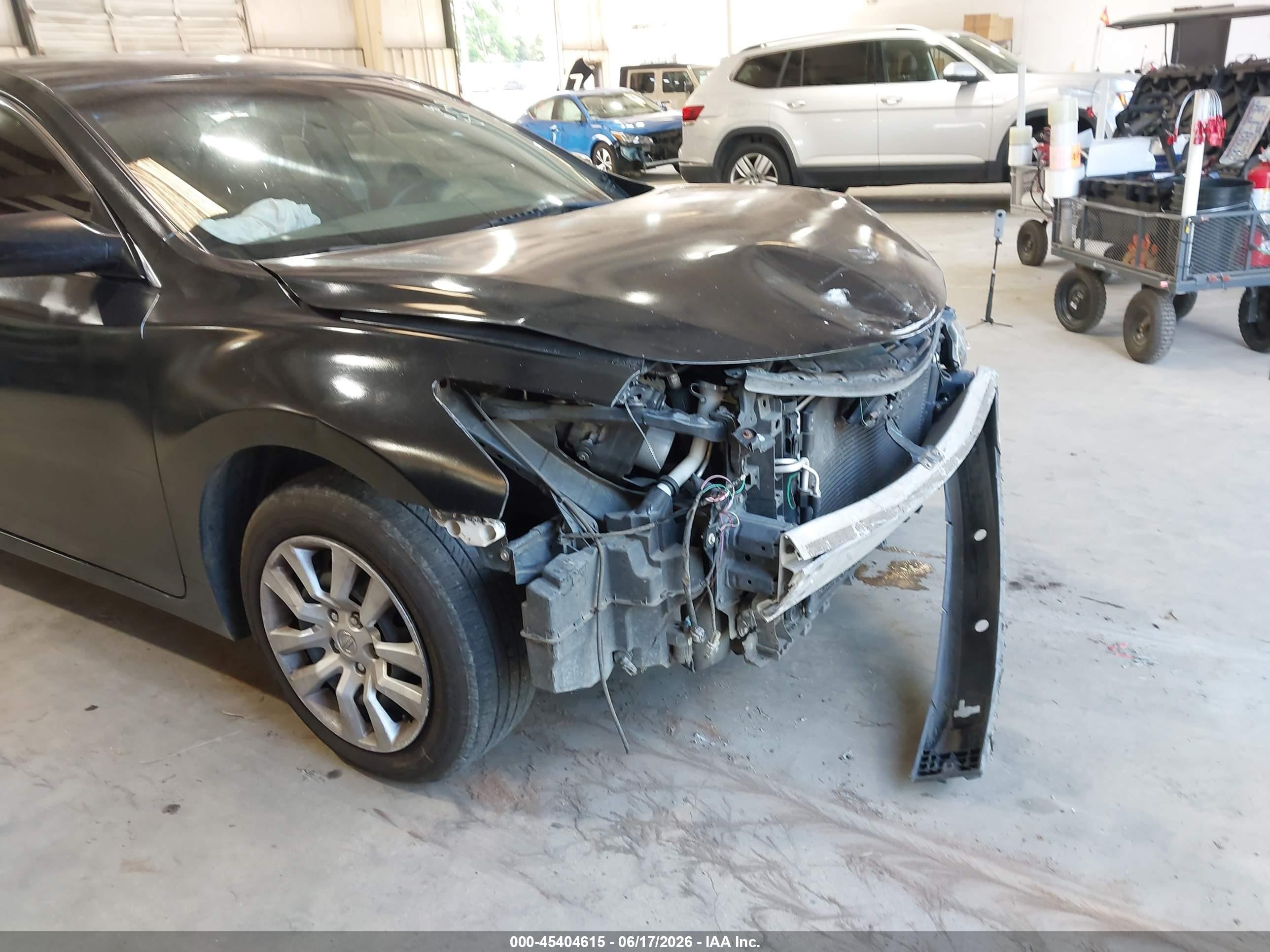 2013 Nissan Altima 2.5 S Black vin: 1N4AL3AP5DN433031