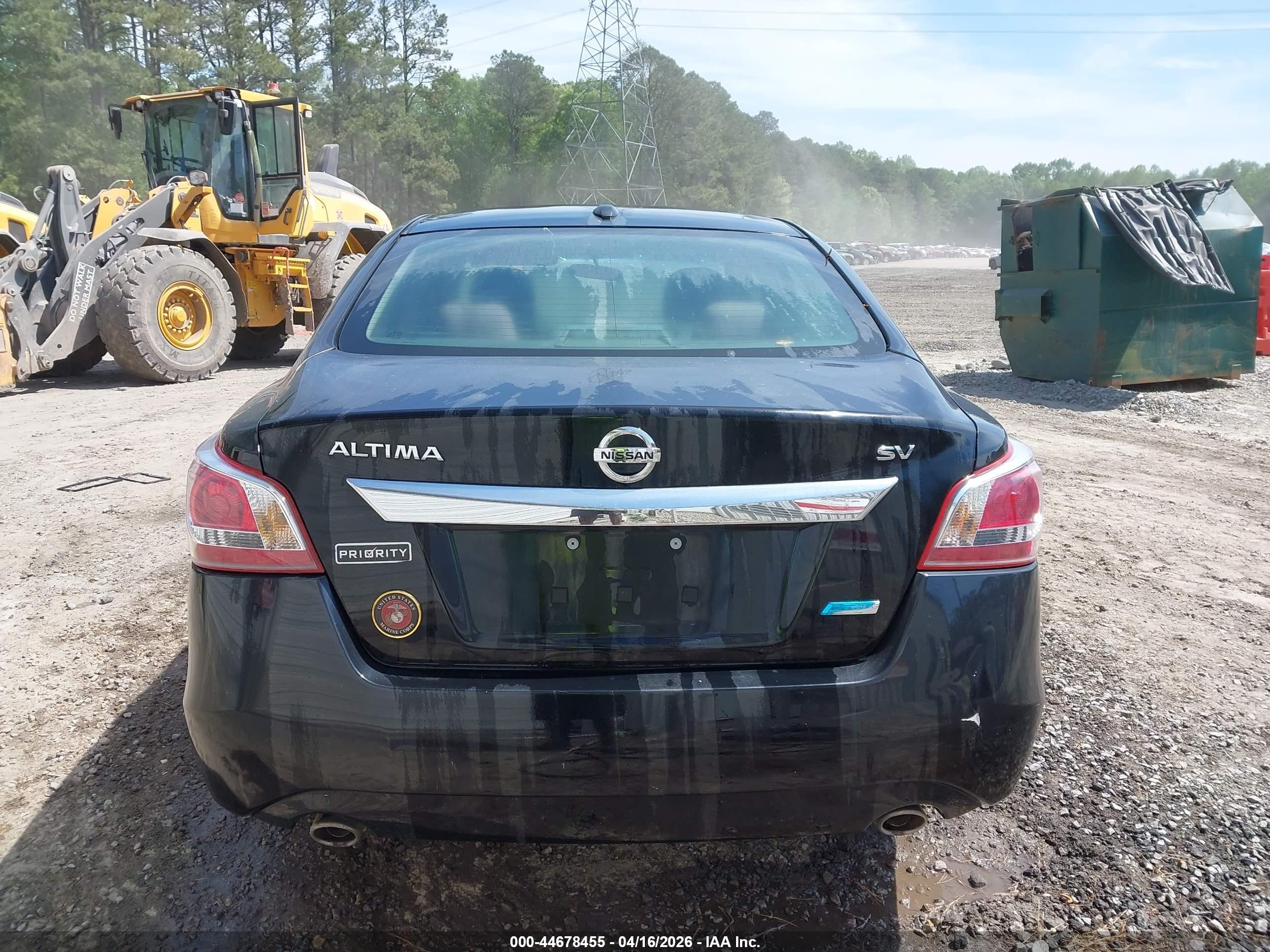 2013 Nissan Altima 2.5 Sv Black vin: 1N4AL3AP5DN444448