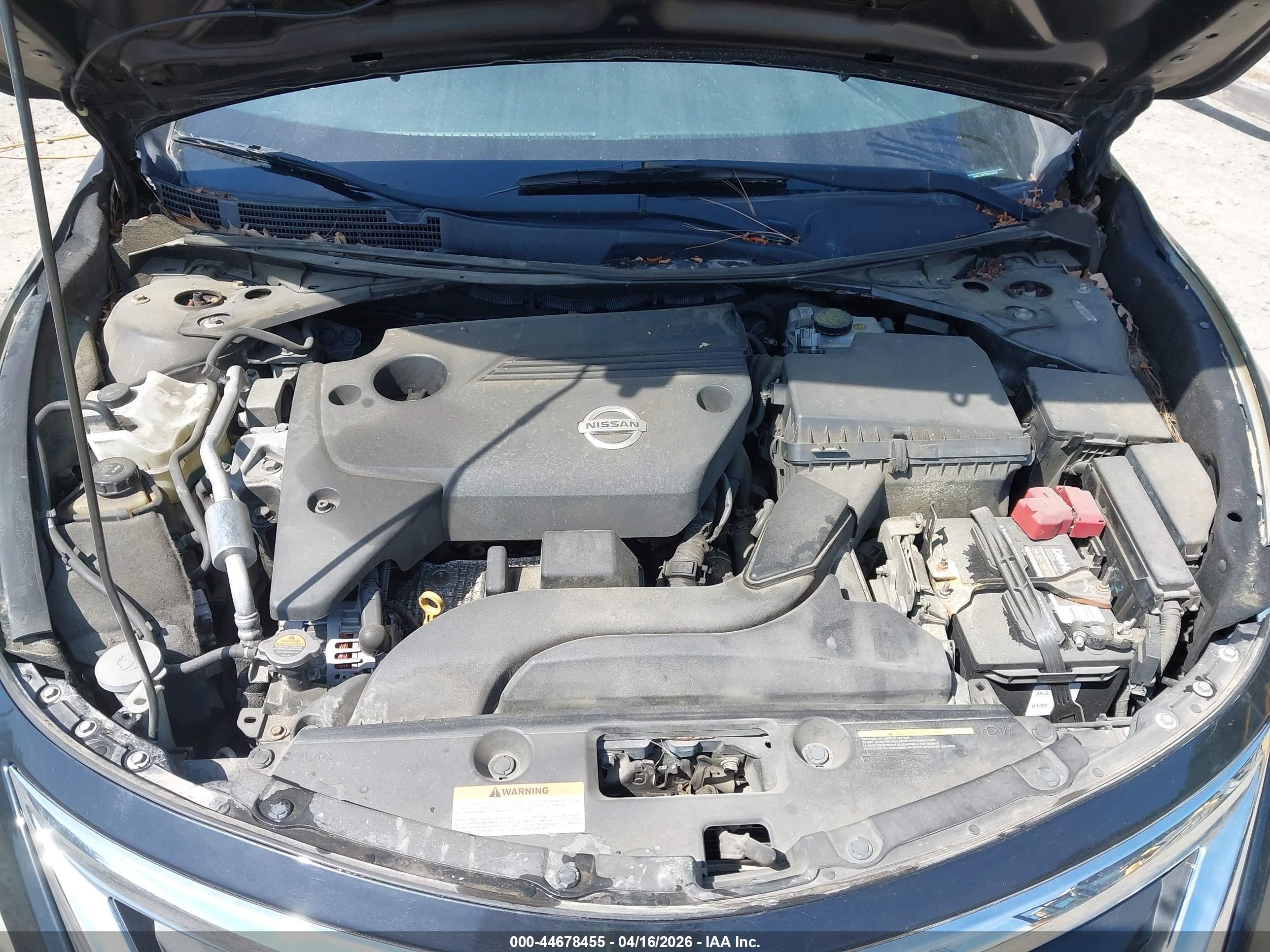 2013 Nissan Altima 2.5 Sv Black vin: 1N4AL3AP5DN444448