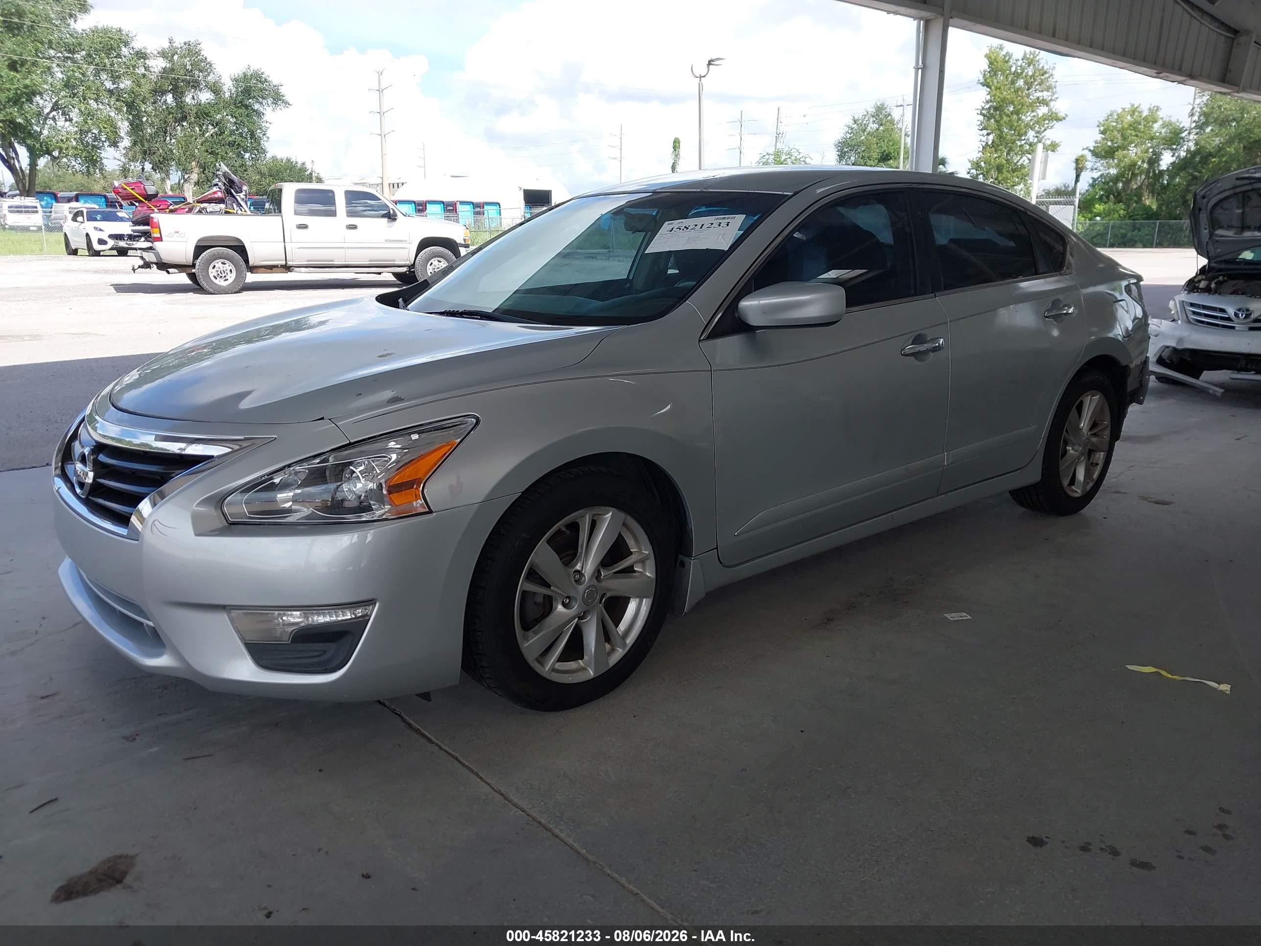 2013 Nissan Altima 2.5 Sv Silver vin: 1N4AL3AP5DN446748