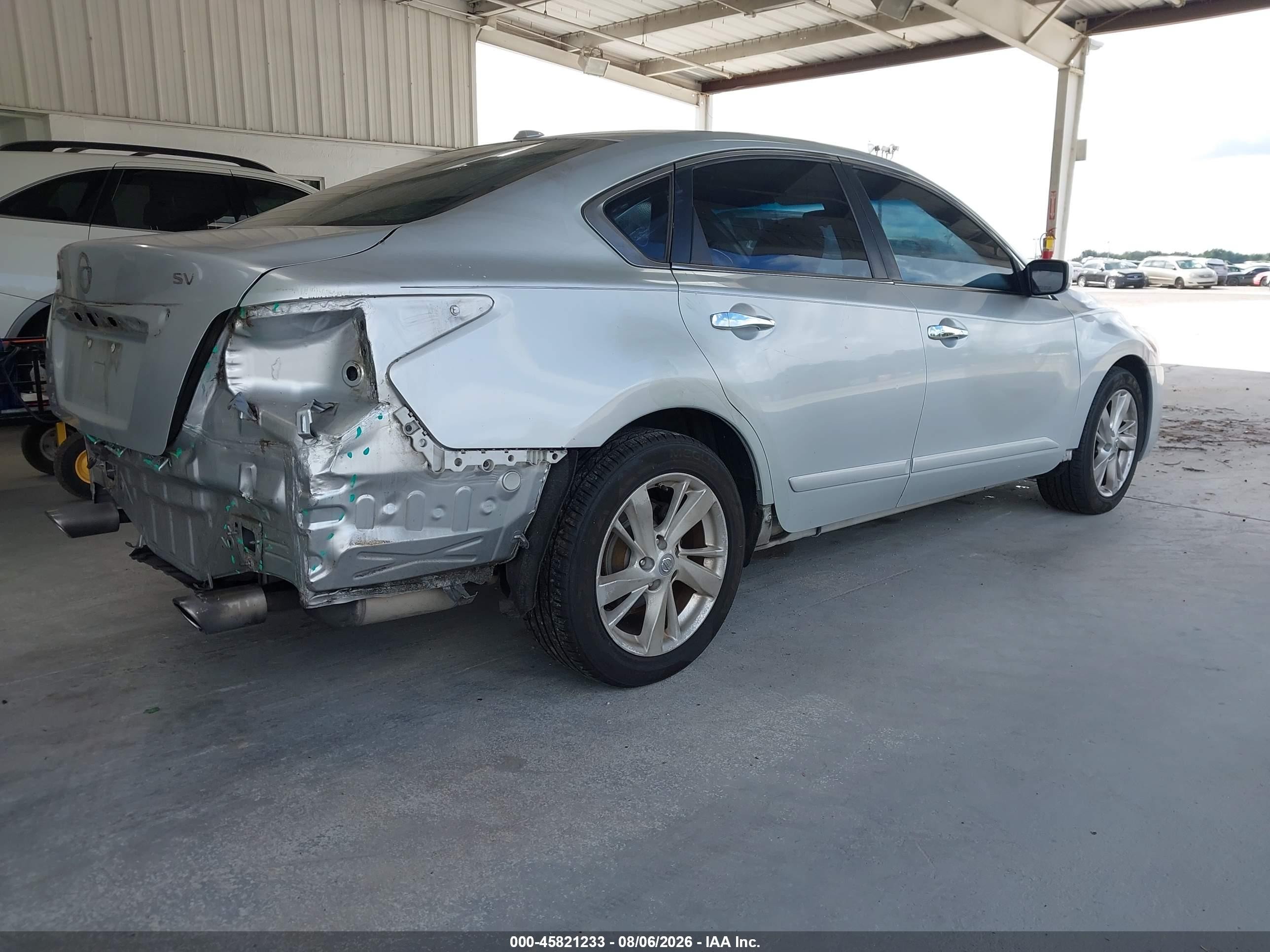2013 Nissan Altima 2.5 Sv Silver vin: 1N4AL3AP5DN446748